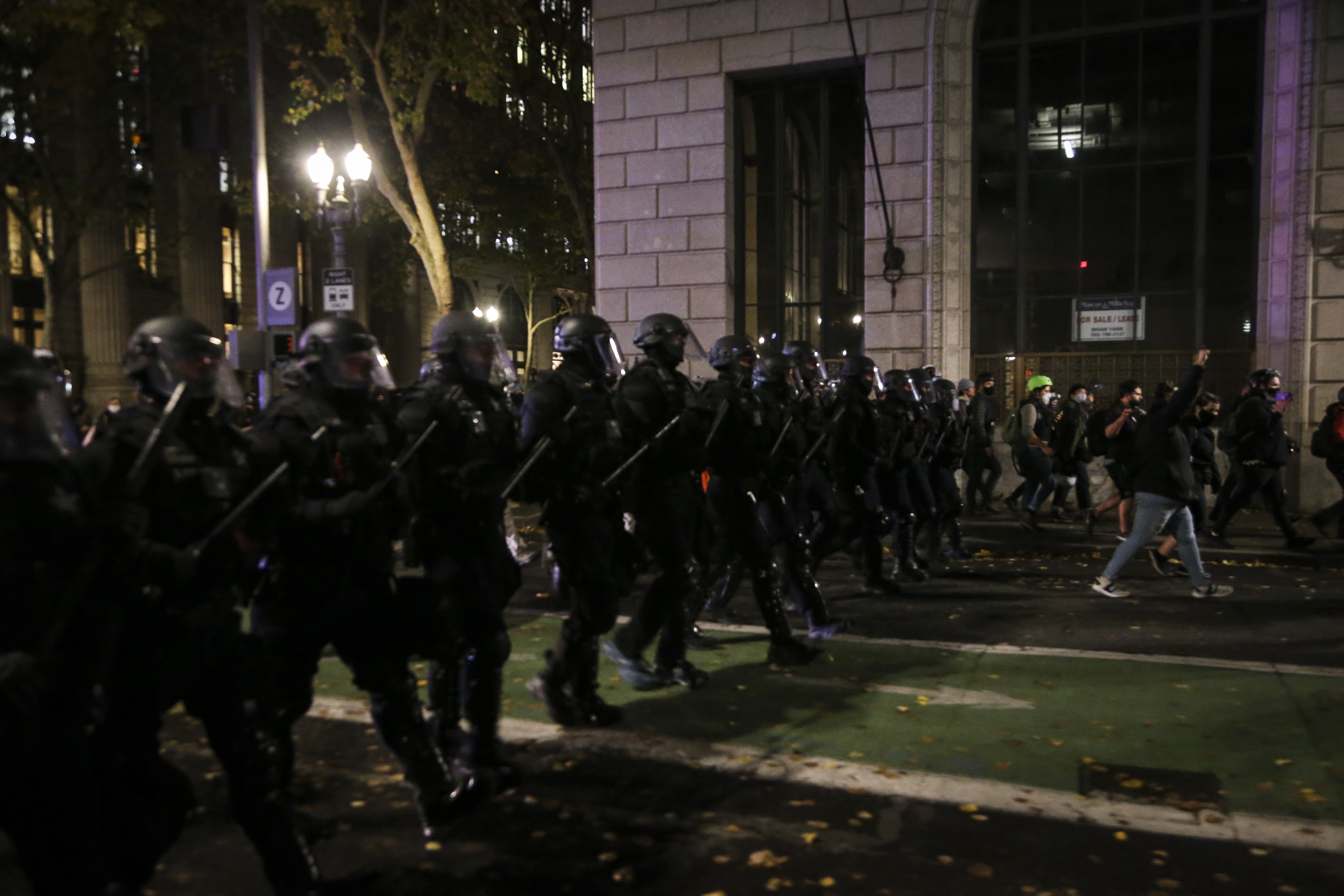 Portland Rioting Protests continue in Portland after Election Day - oregonlive.com