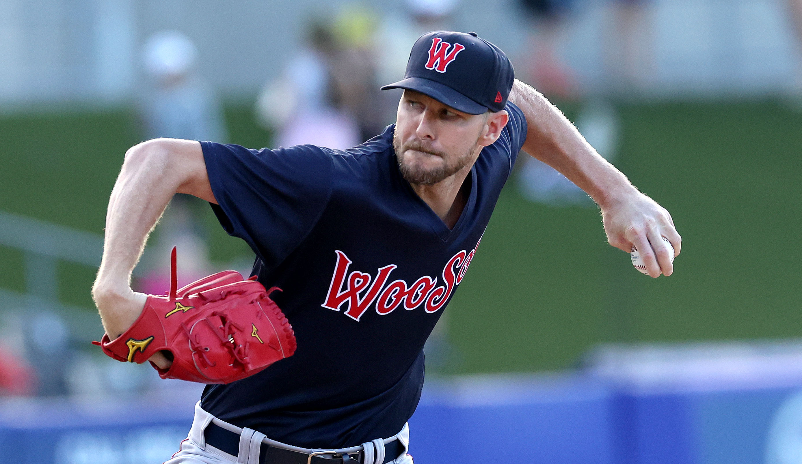 Boston Red Sox pitcher Chris Sale pitches 2 scoreless innings in