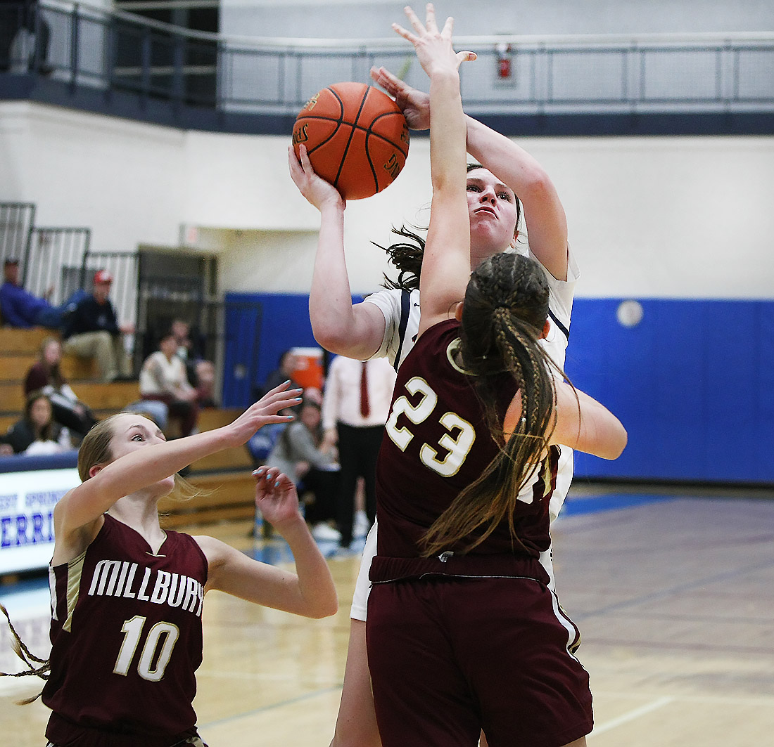 Millbury Memorial vs Frontier Div. IV girls Basketball 3/11/26 ...