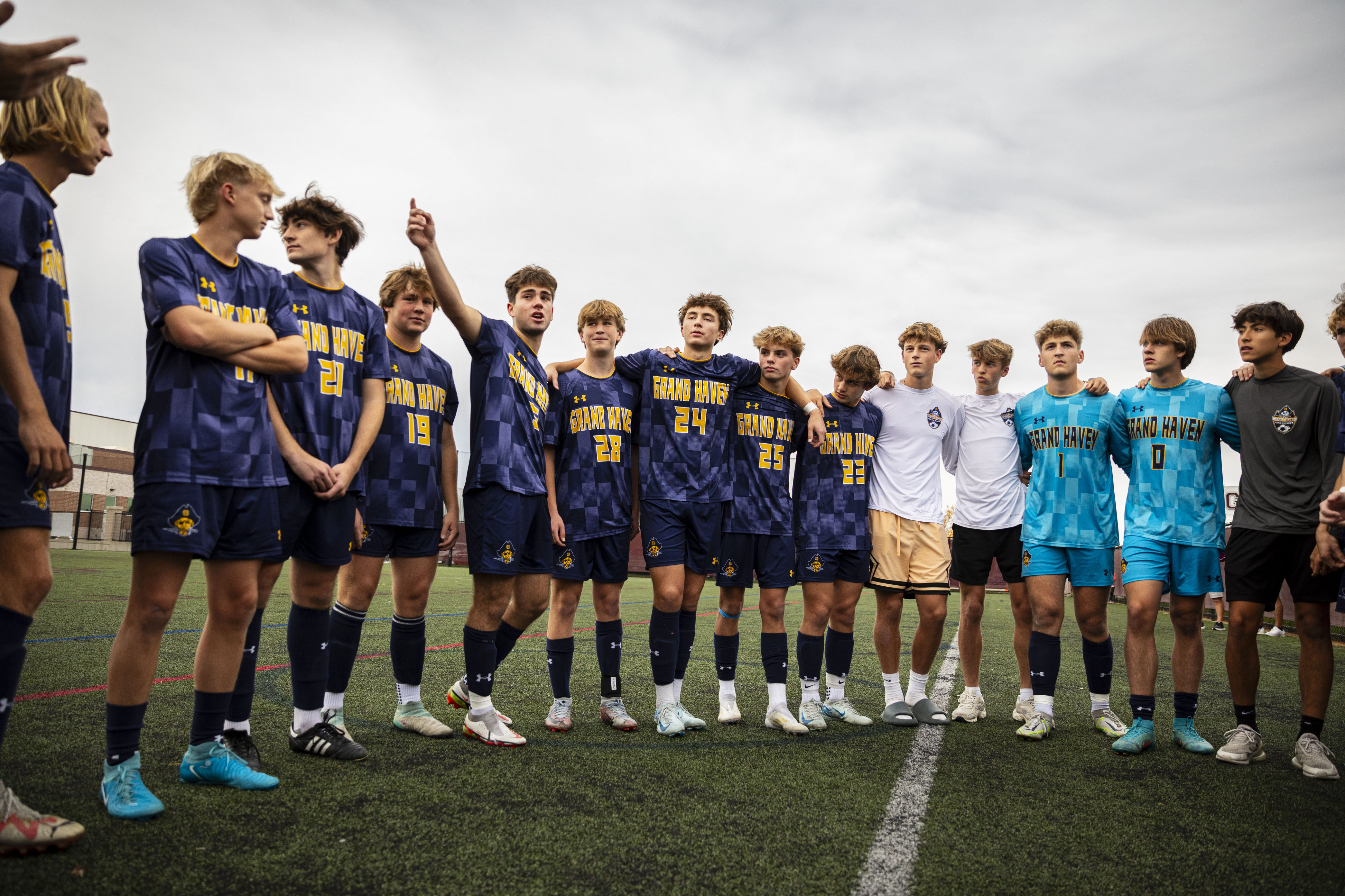 Grand Haven and Byron Center go head-to-head in Division 1 boys soccer ...