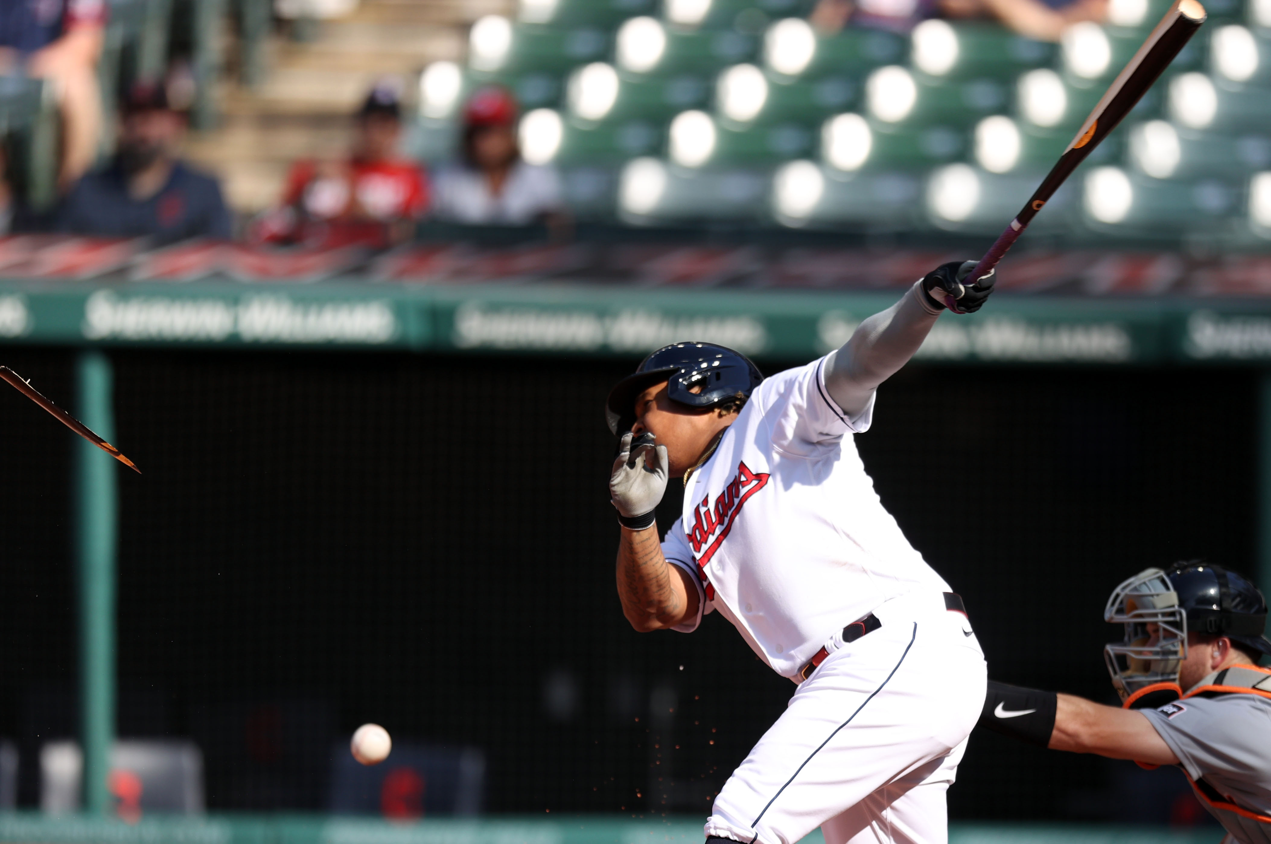 Akron's Oscar Gonzalez hits home run vs Bowie, 7/1/21 