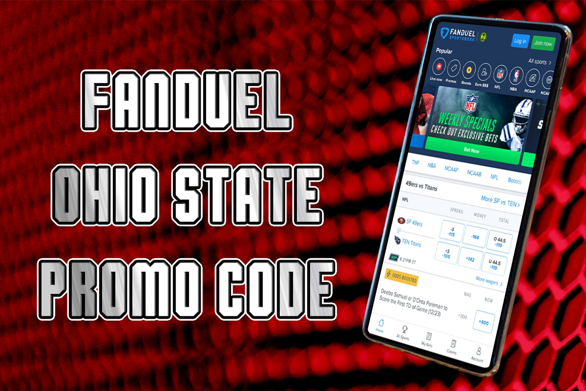 FanDuel Sportsbook: NFL Week 9 Tickets