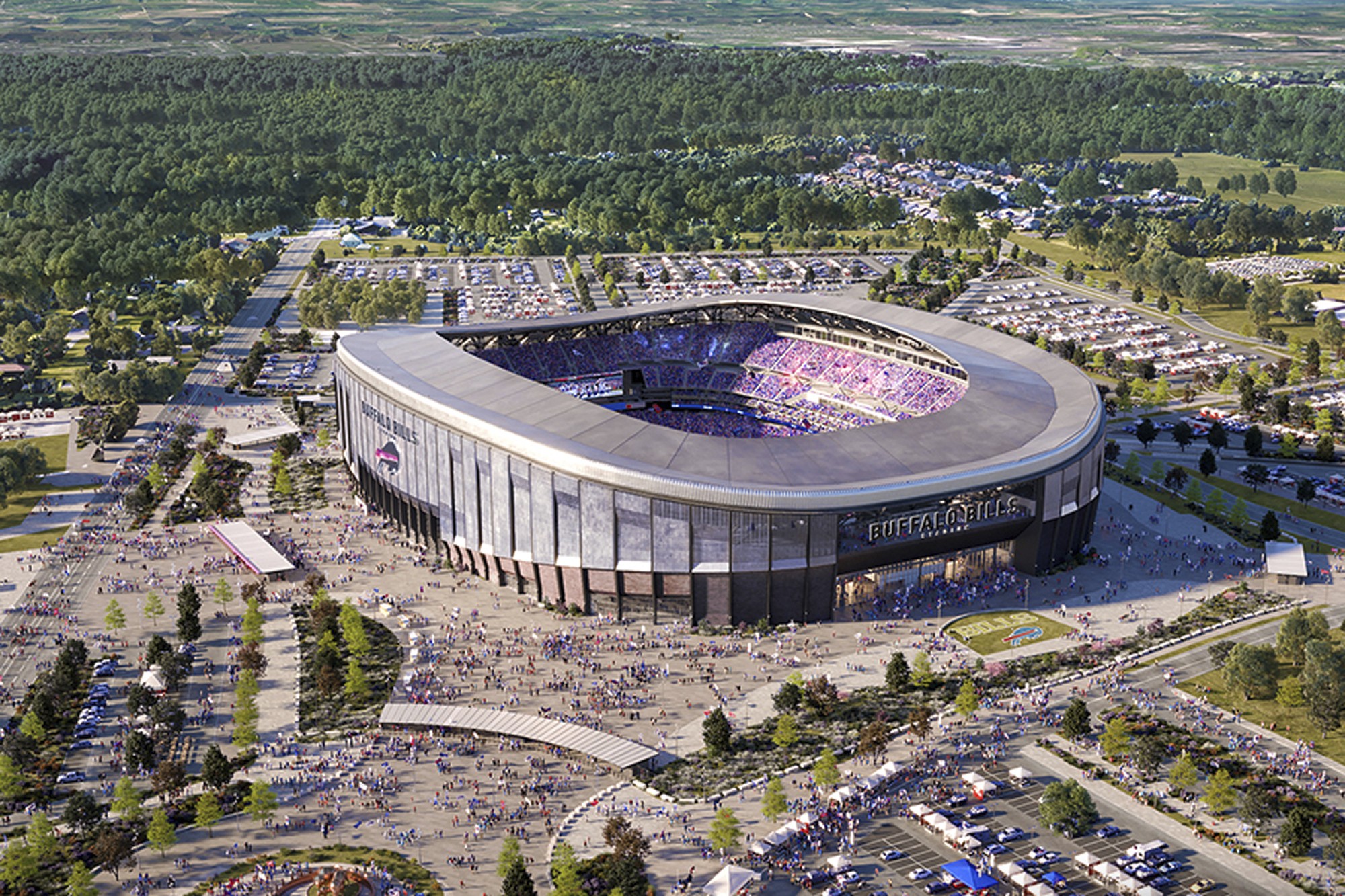 Governor Hochul, Buffalo Bills, and Erie County Announce Start of  Construction on New, State-of-the-Art Buffalo Bills Football Stadium