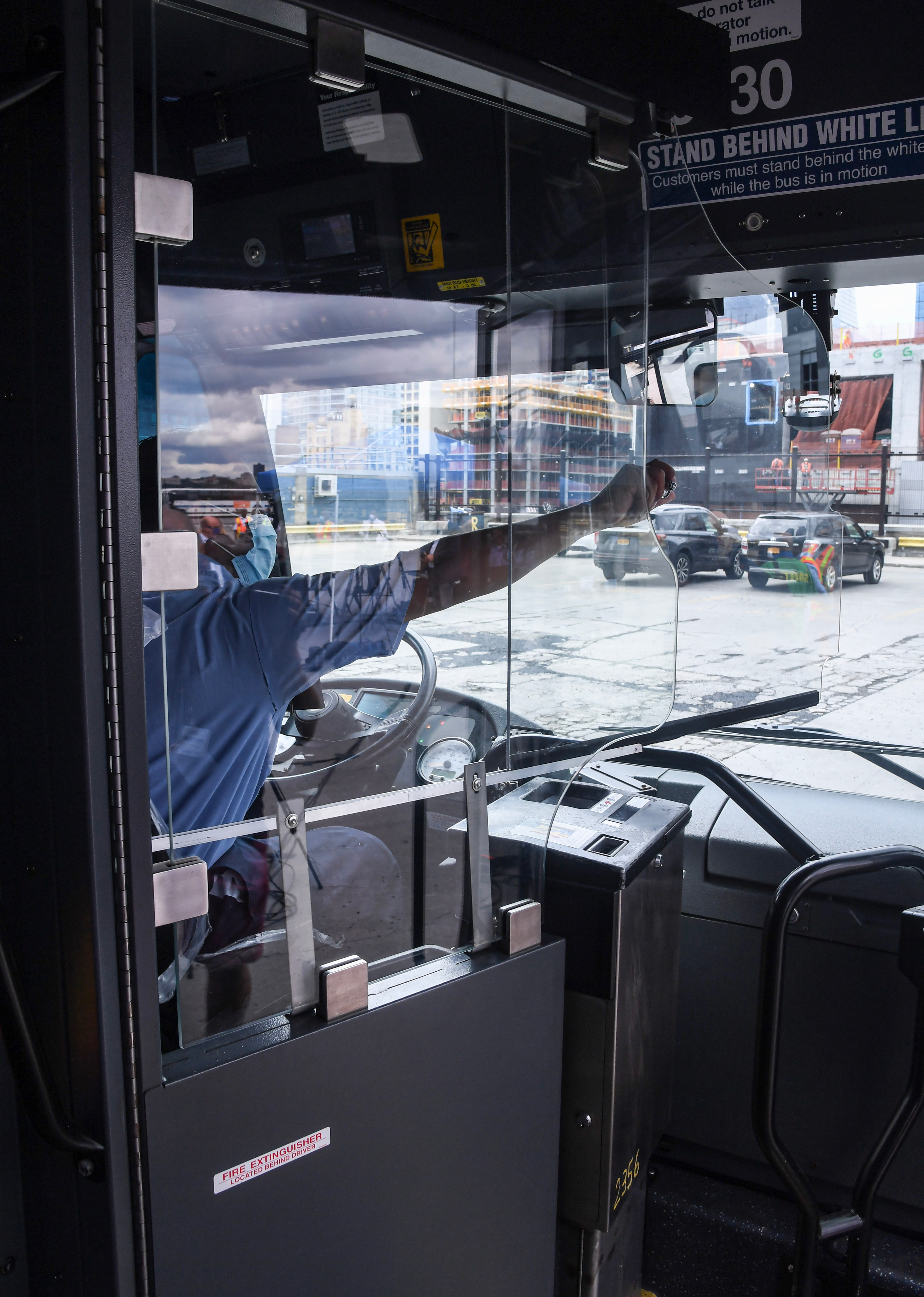 MTA to install protective driver shields on buses - silive.com