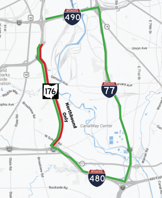 エンミルンルート Jennings Freeway north closes for emergency repairs until June