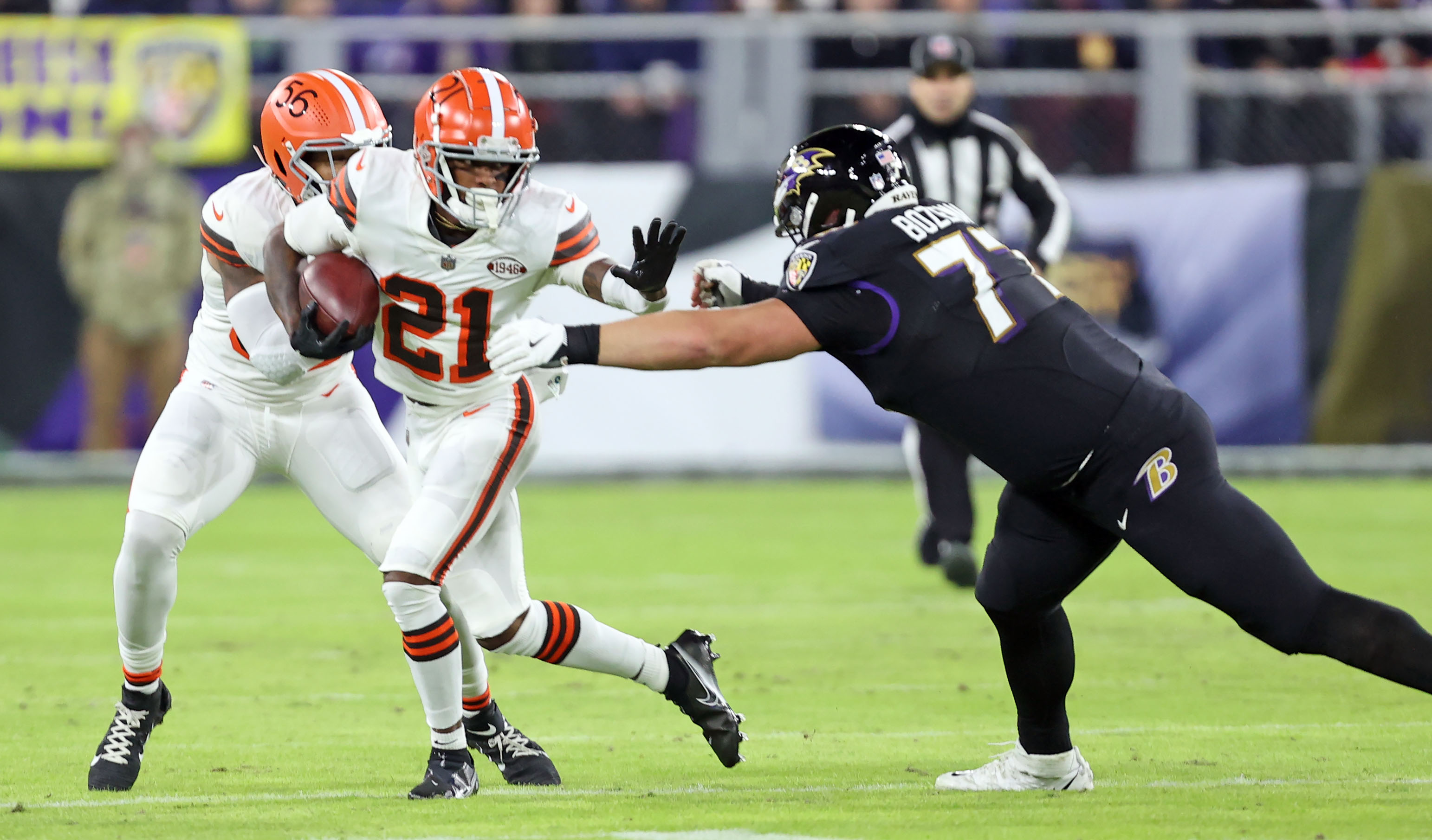 CB Denzel Ward named Cleveland Browns 2021 Walter Payton Man of