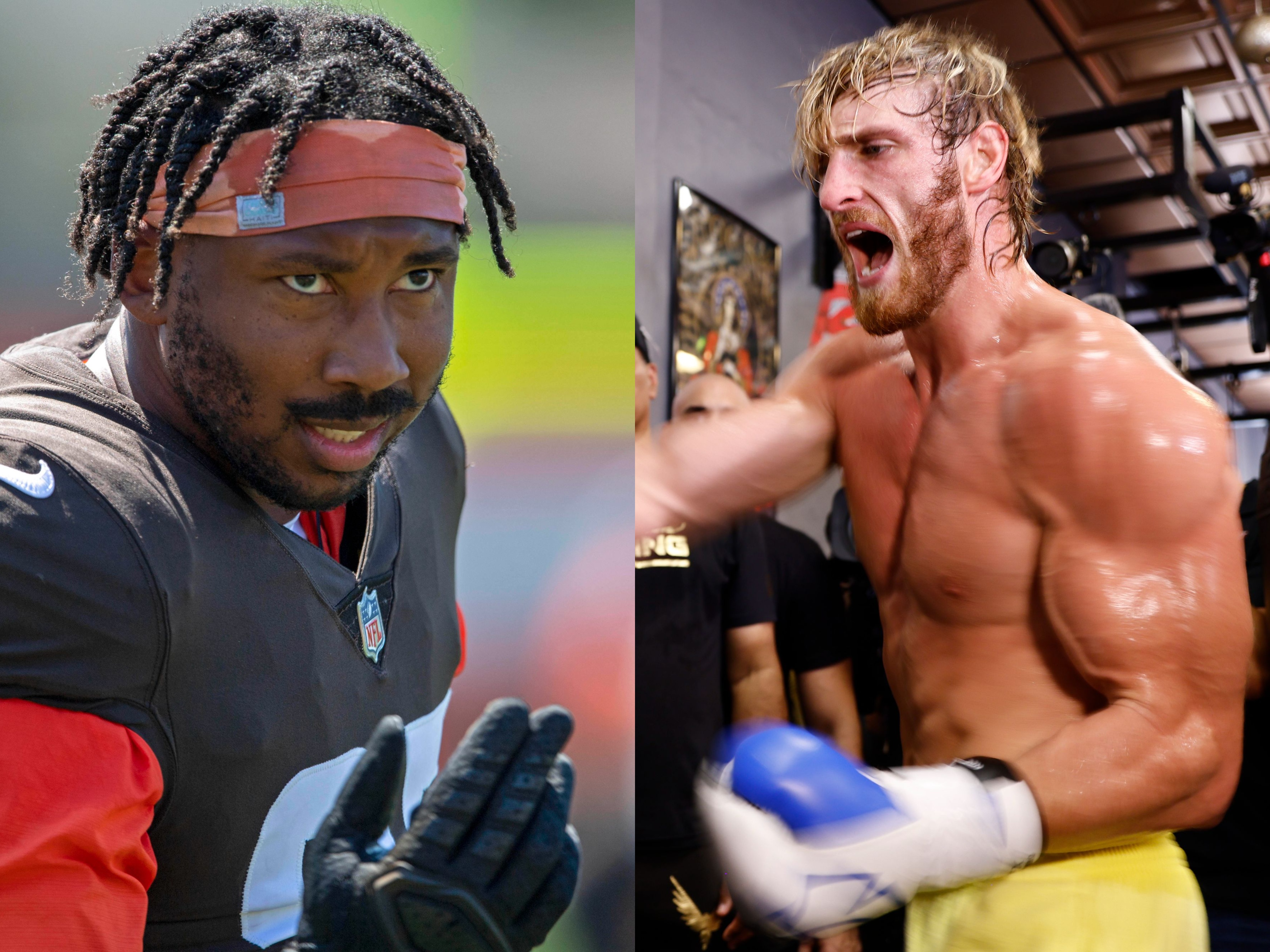 Jake Paul reacts to Myles Garrett saying he'd knock out Logan Paul: 'Stick  to football, my friend' 