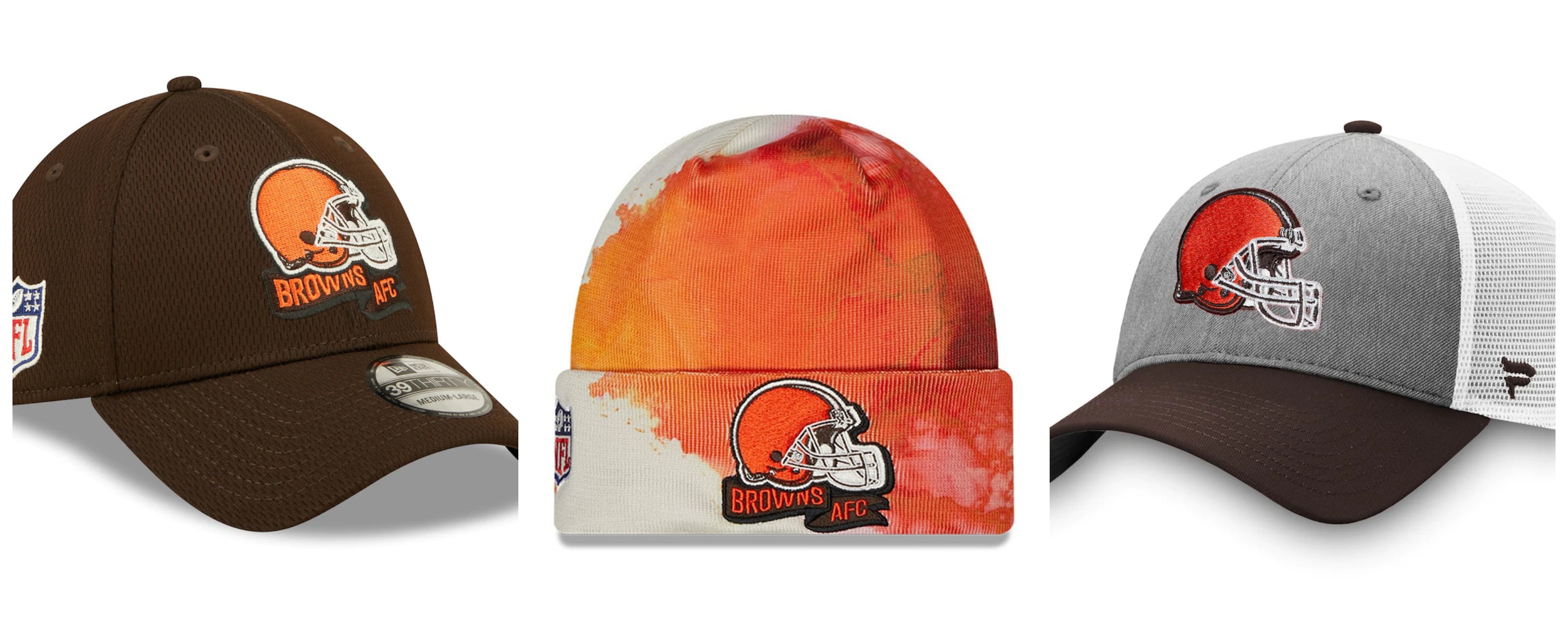 Cleveland Browns sideline hats just dropped