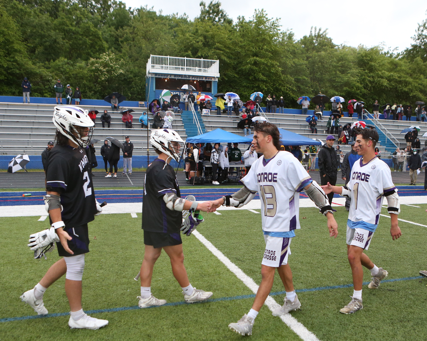 Boys Lacrosse Monroe vs Old Bridge in the GMC final.