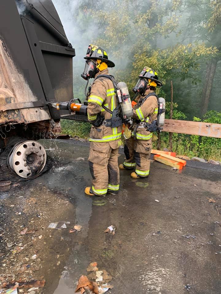 Multiple garbage trucks set on fire in Norton Tuesday morning ...