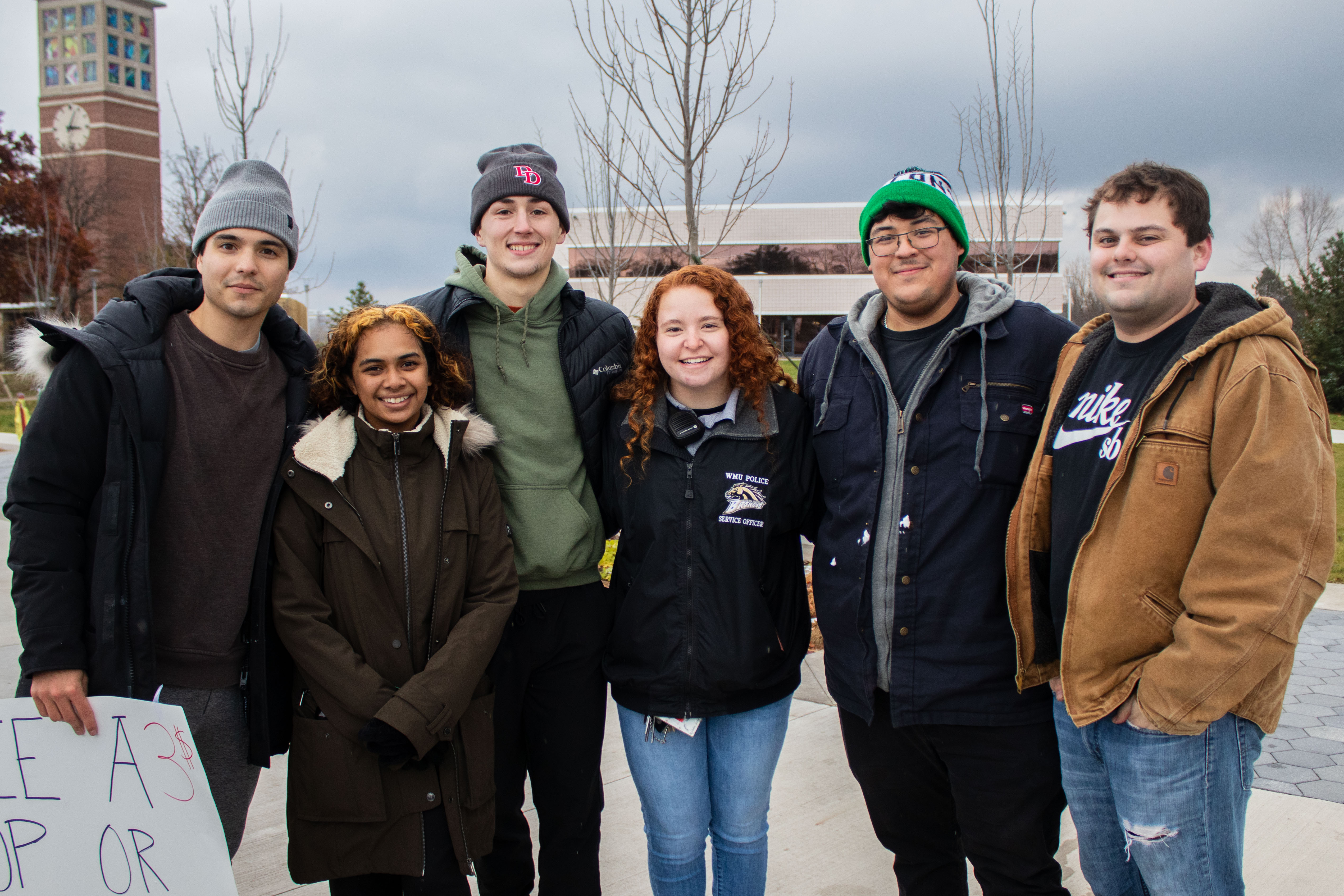 Students throw pies at Western Michigan officers for fundraising ...