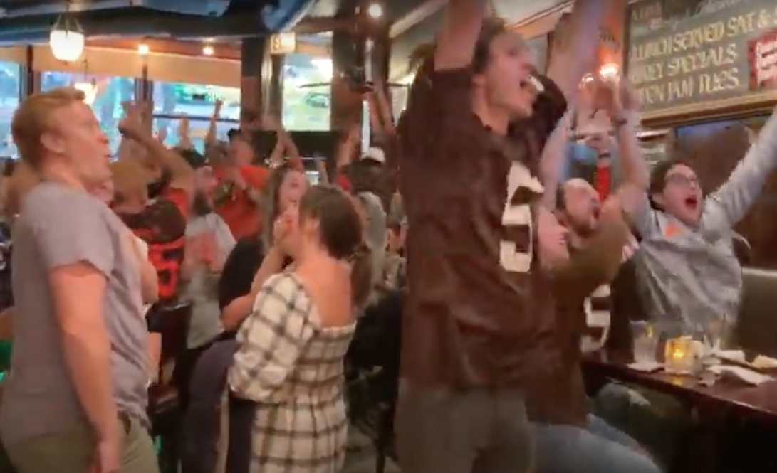 Accidentally stopped at a Browns Backers Bar in Greensboro, NC. I'm cool  with it. : r/Browns