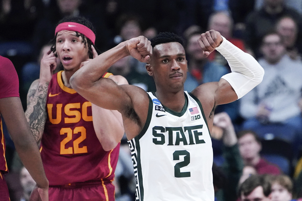 College Basketball: Michigan State Vs. USC In NCAA Tournament, March 17 ...