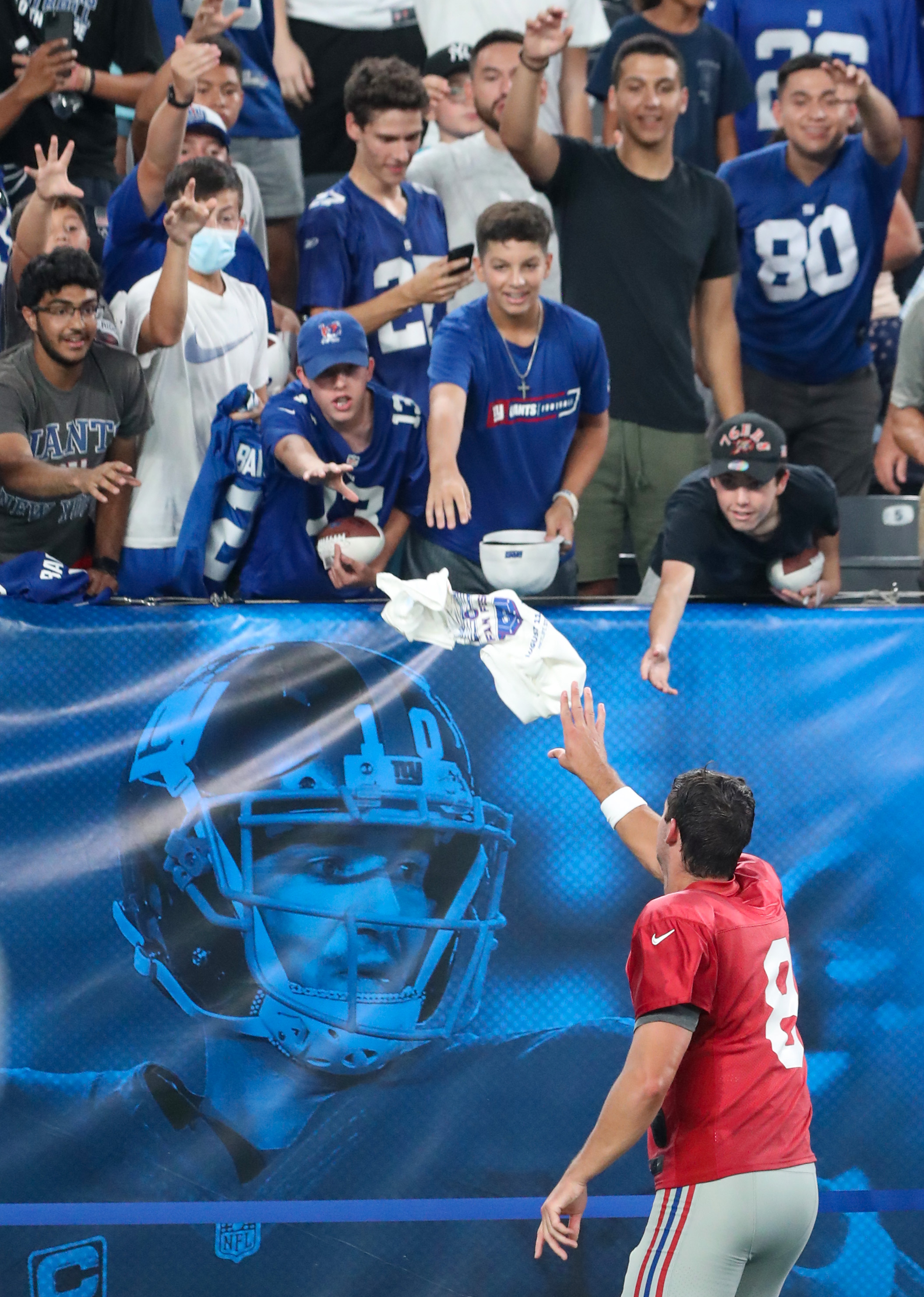 Giants Fan Fest open training camp practice at MetLife Stadium