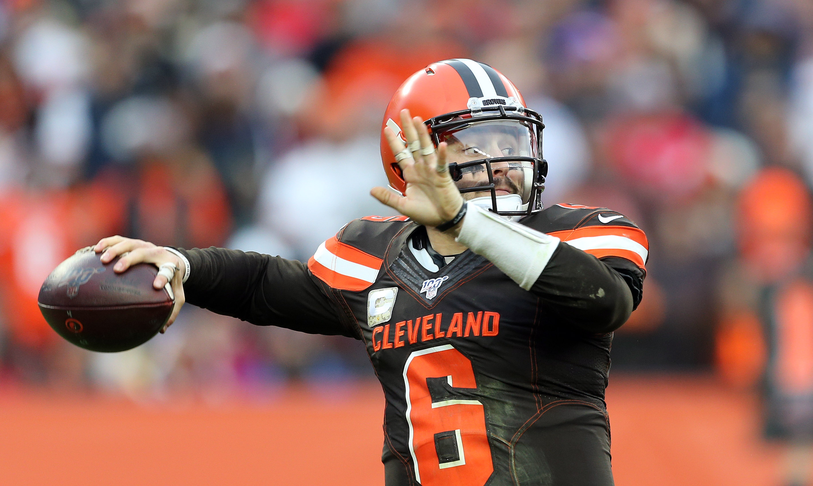 Cleveland Browns Baker Mayfield Vs. Buffalo Bills, November 10, 2019 ...