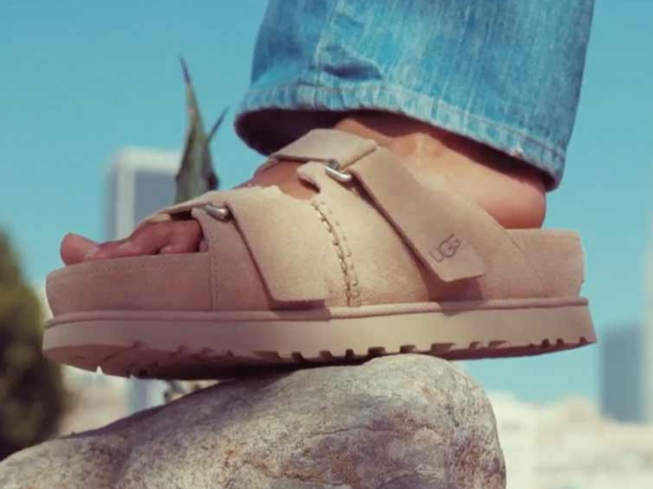 UGG has the Goldenstar Hi Slide on sale for its cheapest