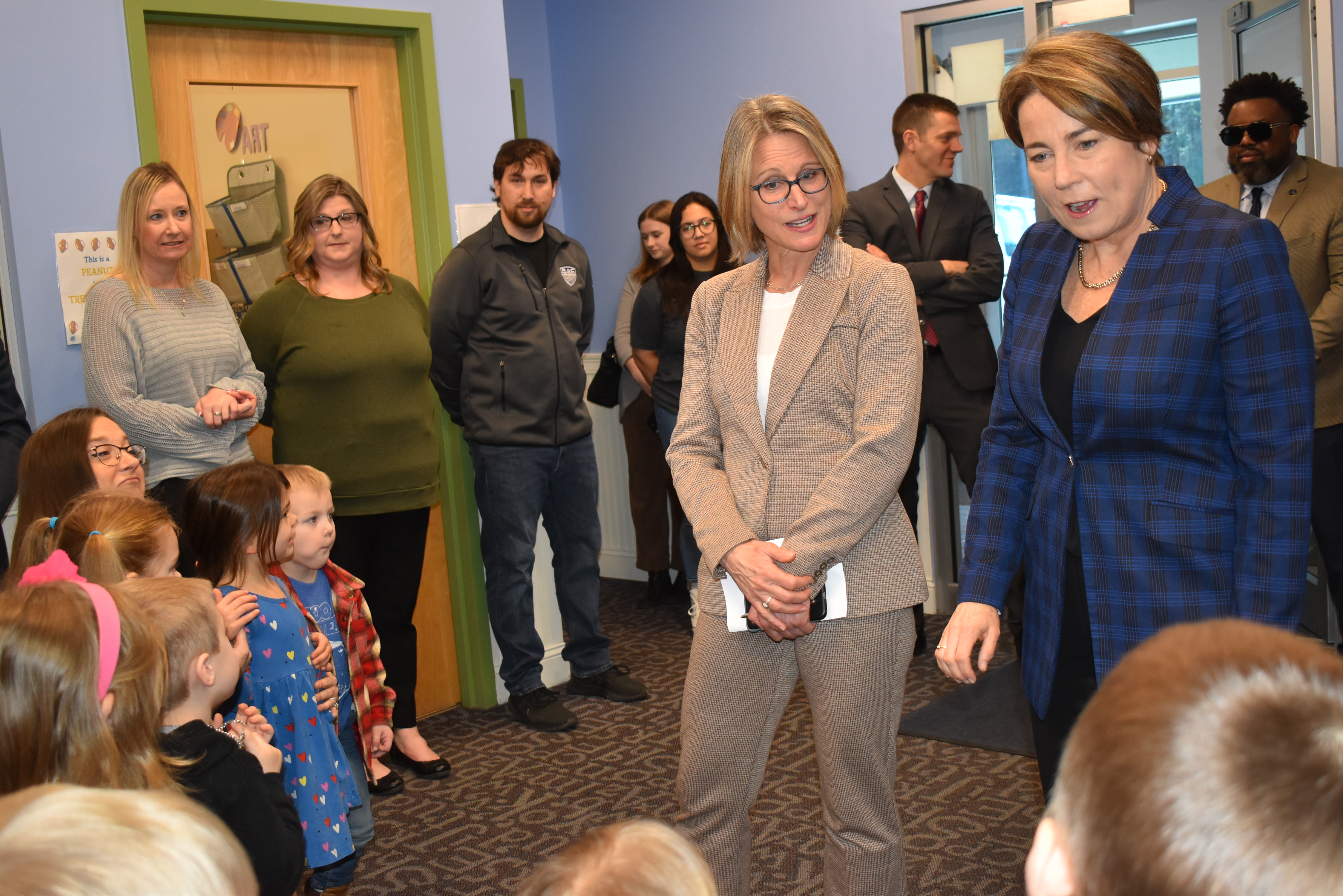 Gov. Maura Healey visit to Roots Learning Center 2-15-24 - masslive.com