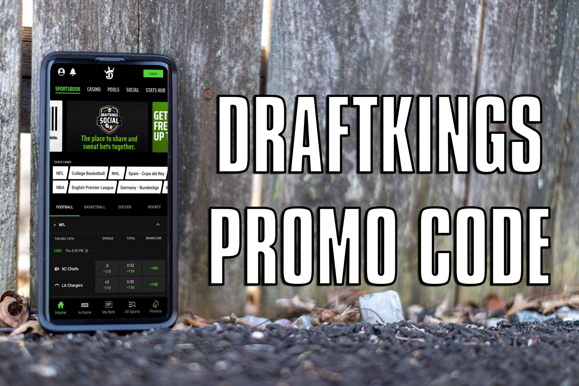 DraftKings promo code: First $5 NFL preseason, CFB bet scores $200 bonus