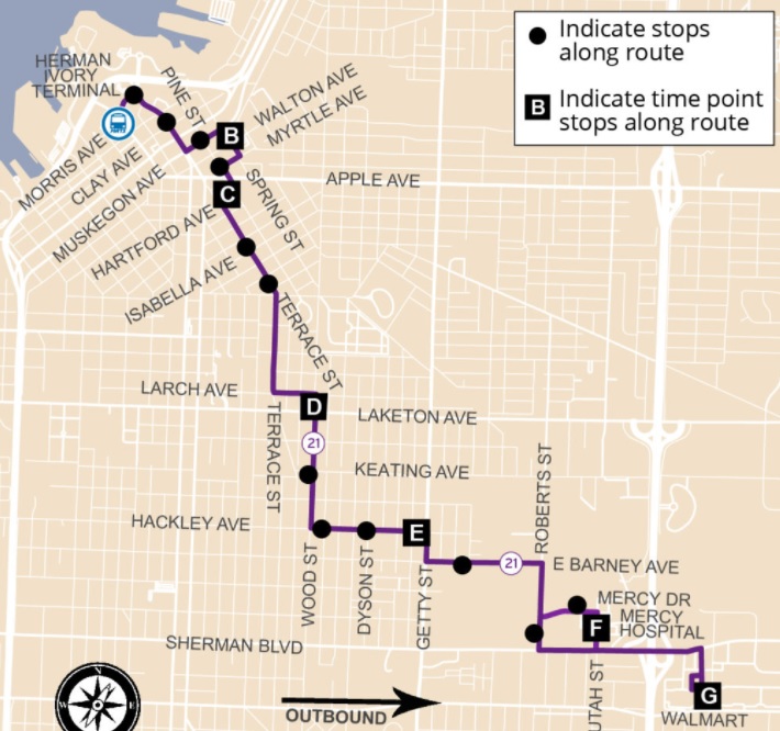 New Muskegon Area Transit System bus routes - mlive.com