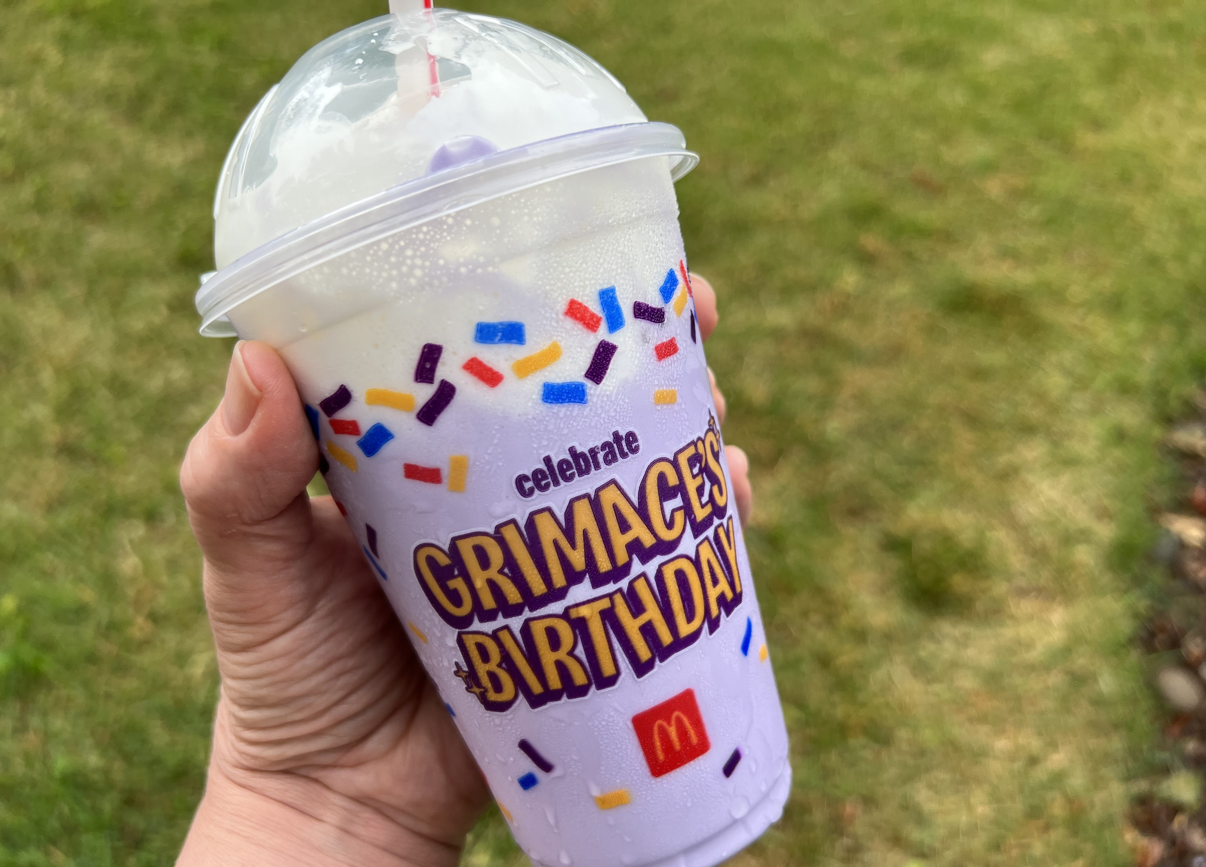 I tried McDonald's purple Grimace birthday shake so you don't have to:  Should you? 
