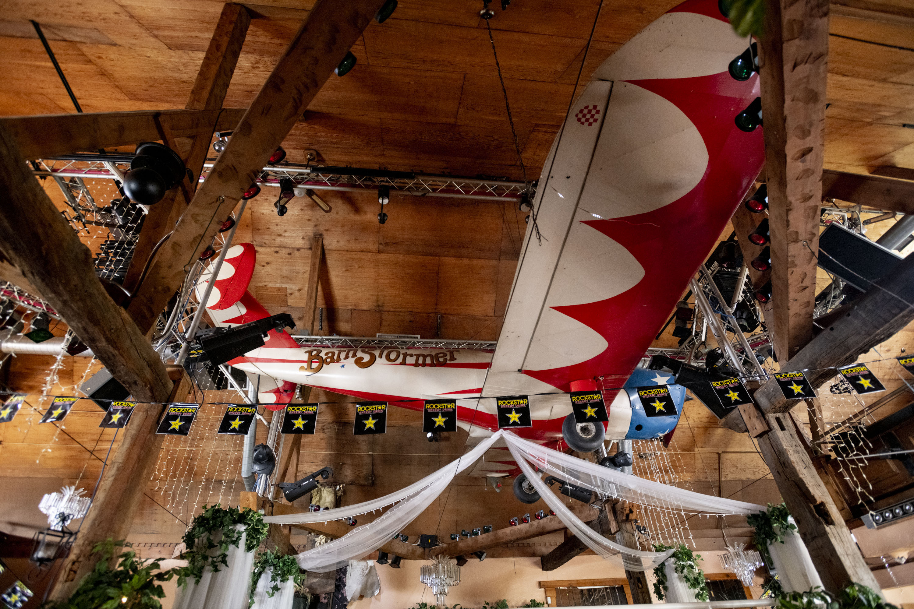 Everything for sale at Barnstormer Banquet Center before demolition