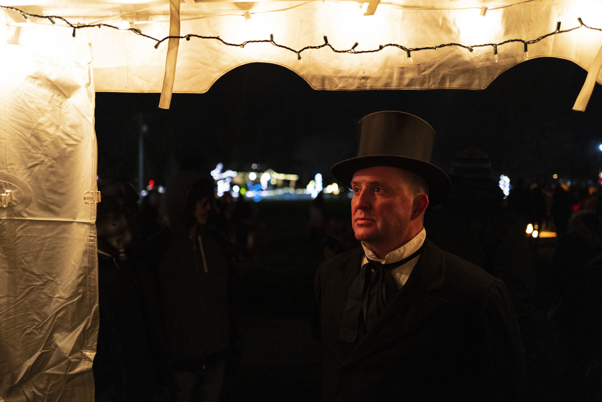 Portage tree lighting ceremony