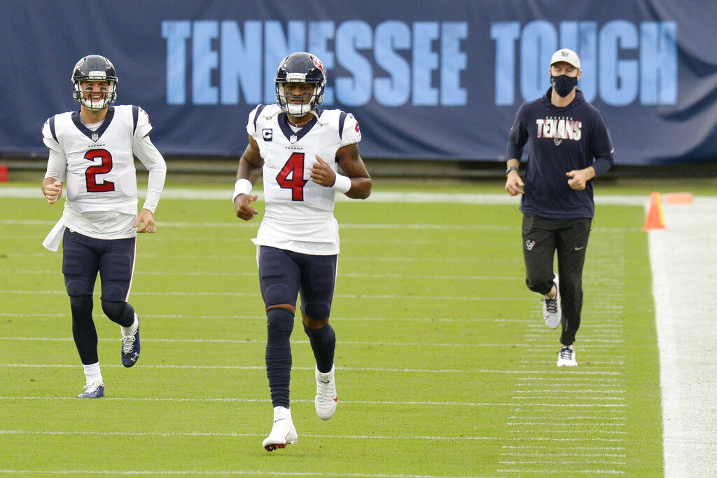 Texans get insurance for Deshaun Watson, AJ McCarron 