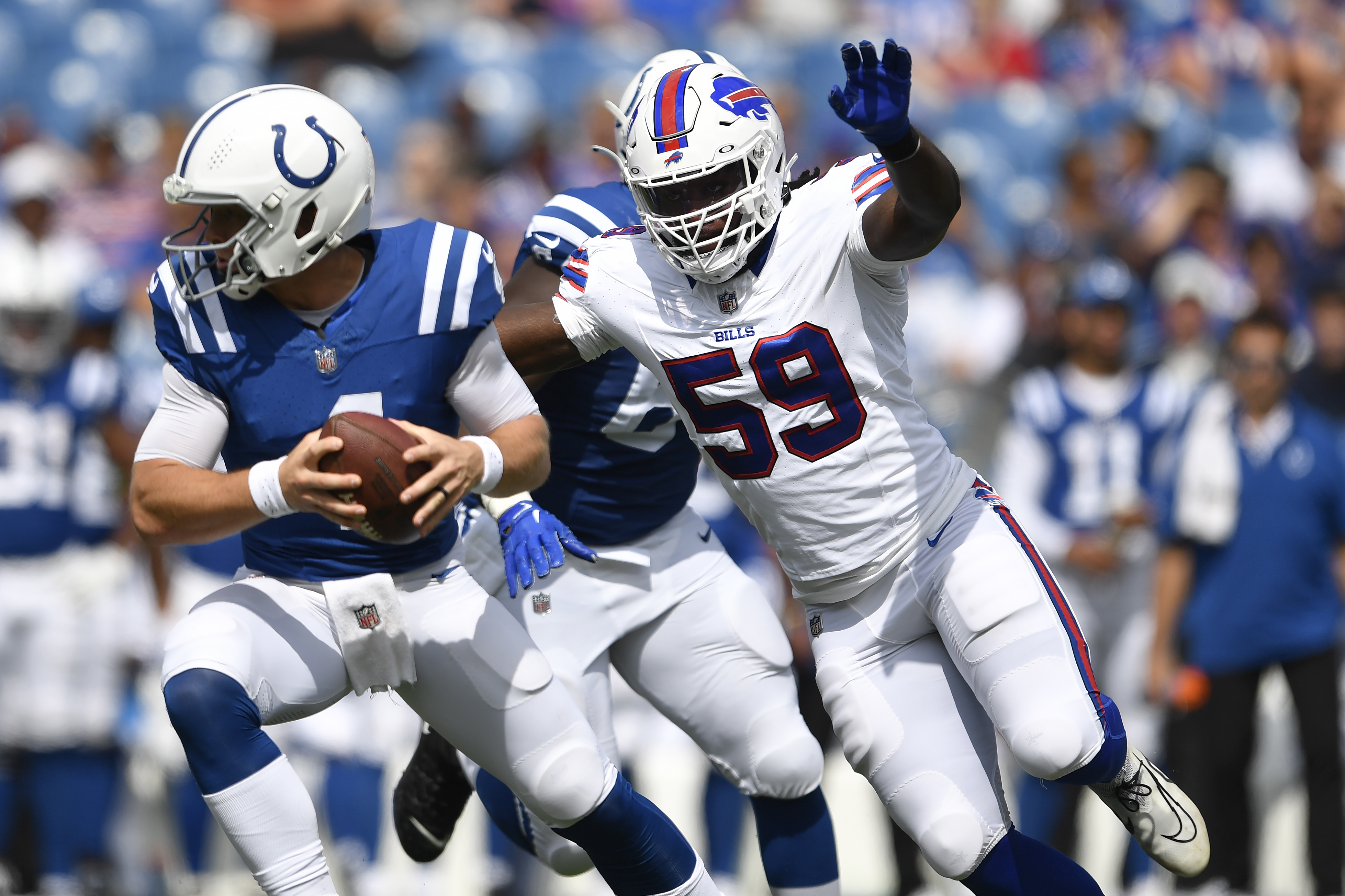 Buffalo Bills' Kingsley Jonathan active vs. Commanders, Poona Ford