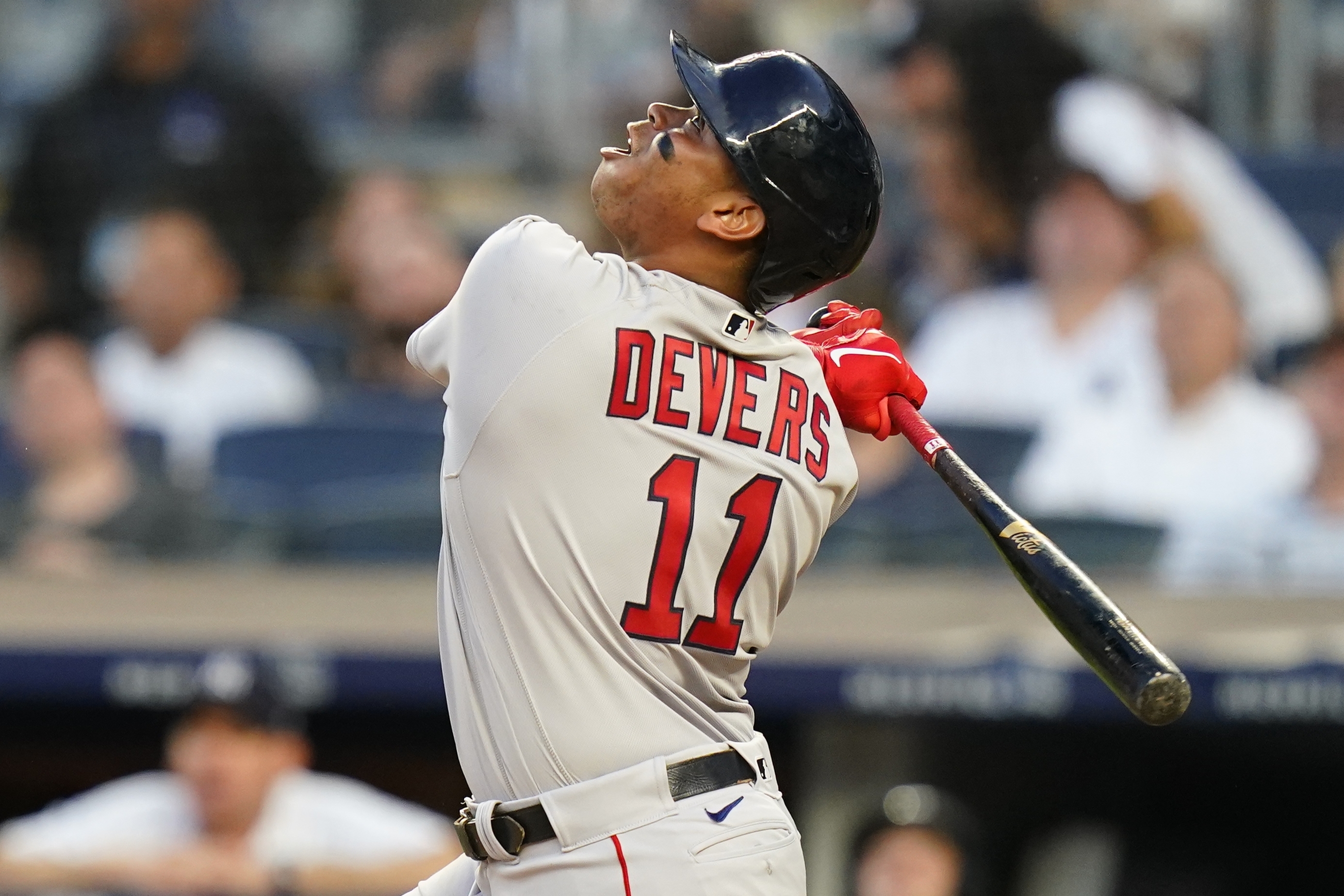 Rafael Devers #11 June 3, 2022 Boston Red Sox at Oakland Athletics