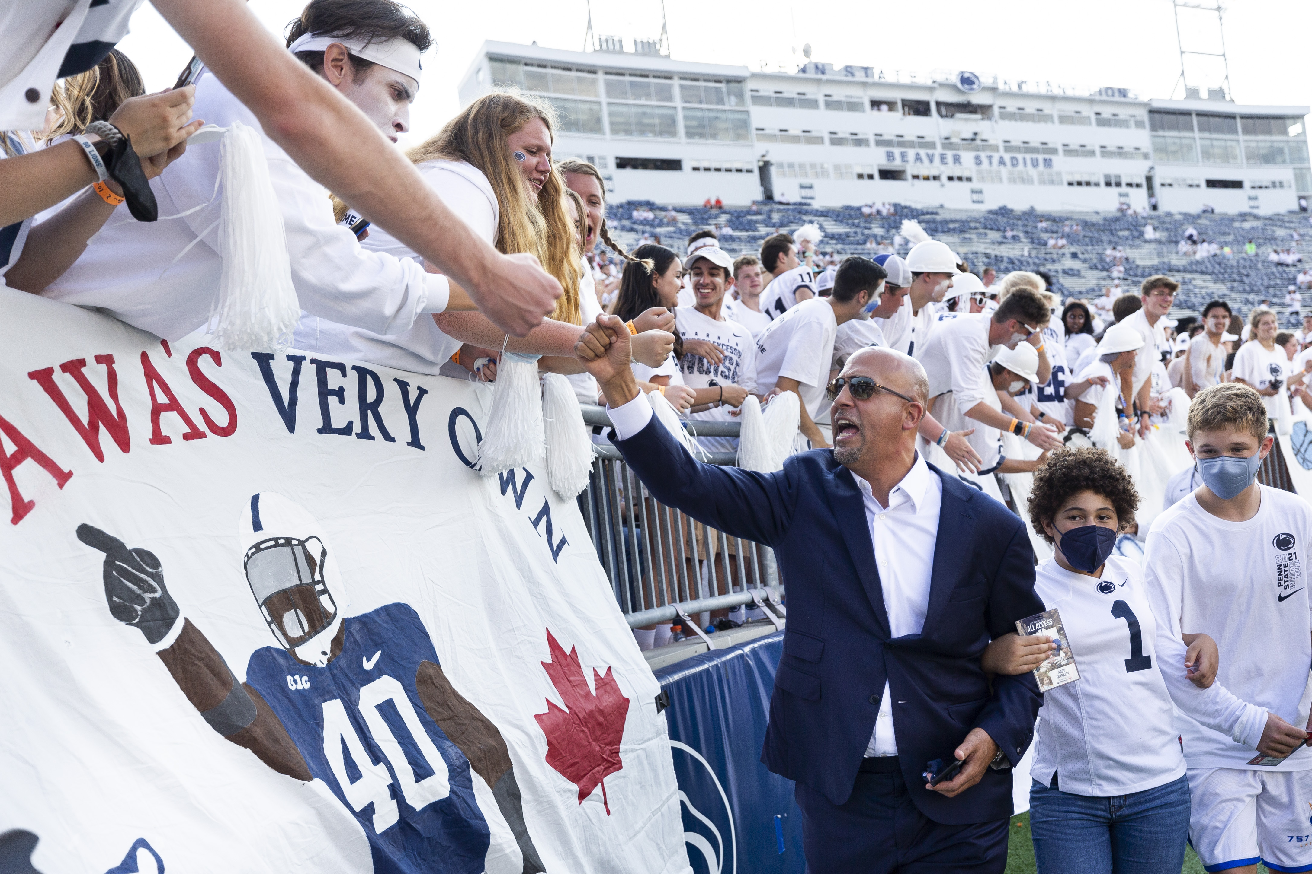 Penn State faces in the crowd from Whiteout win over Auburn 