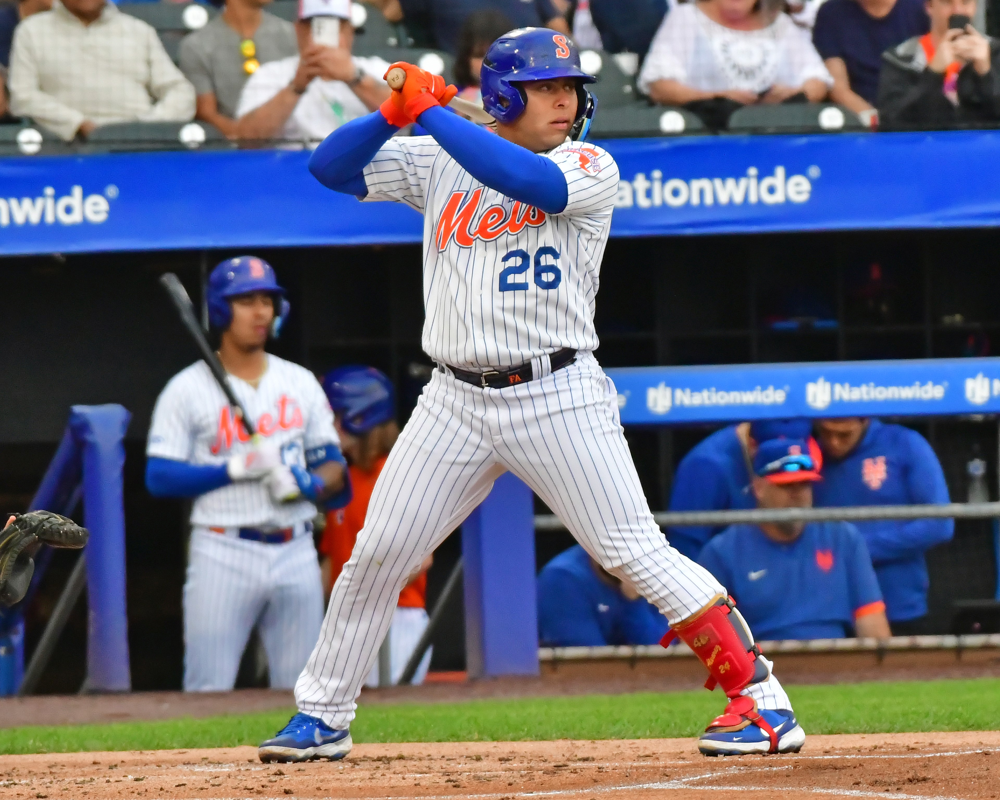 Syracuse Mets on X: Blankenhorn just homered and looked good doing it. You  guys like these unis? 🔥  / X