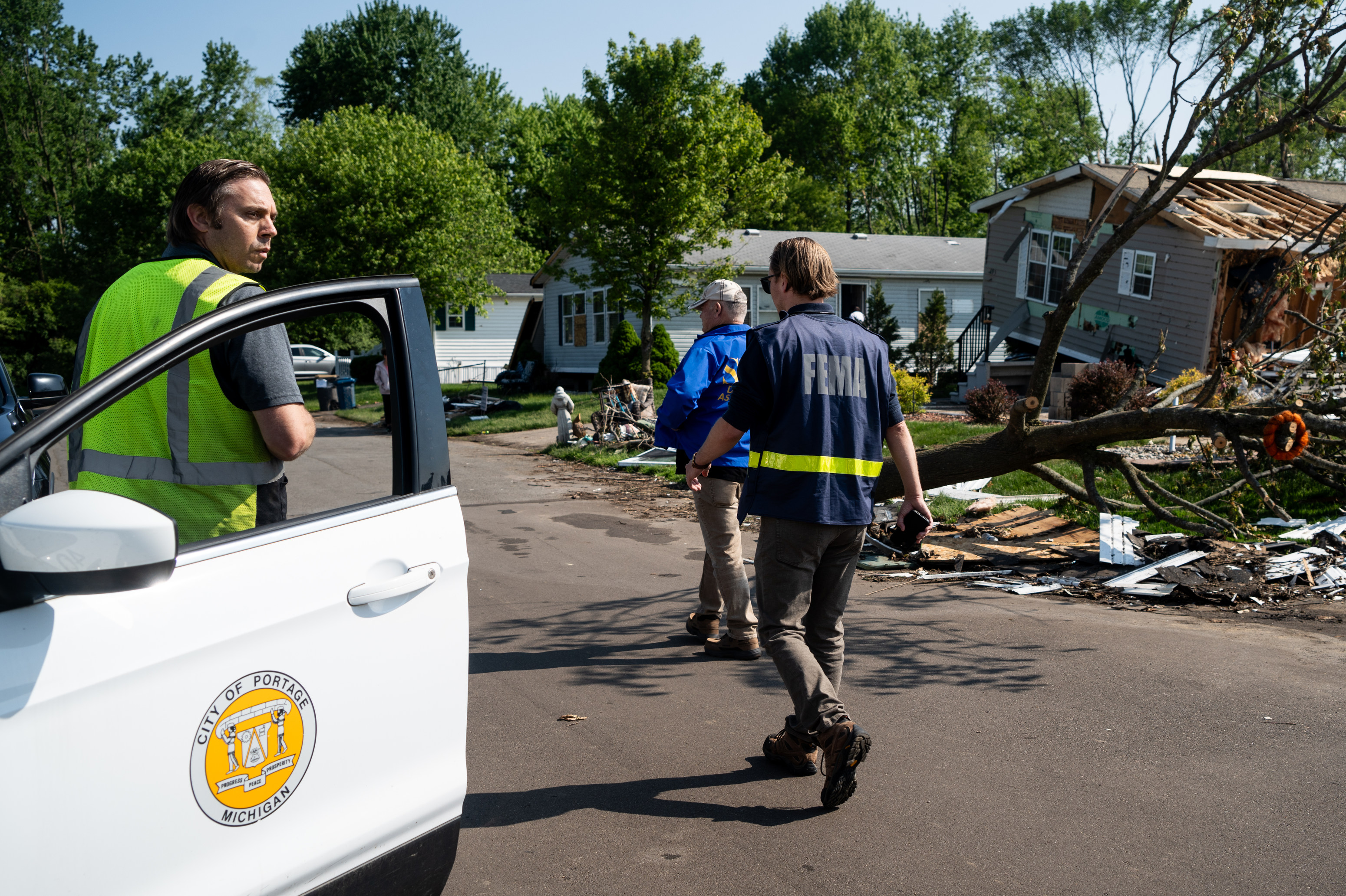 FEMA, MSP begin joint preliminary damage assessment on tornado damage ...