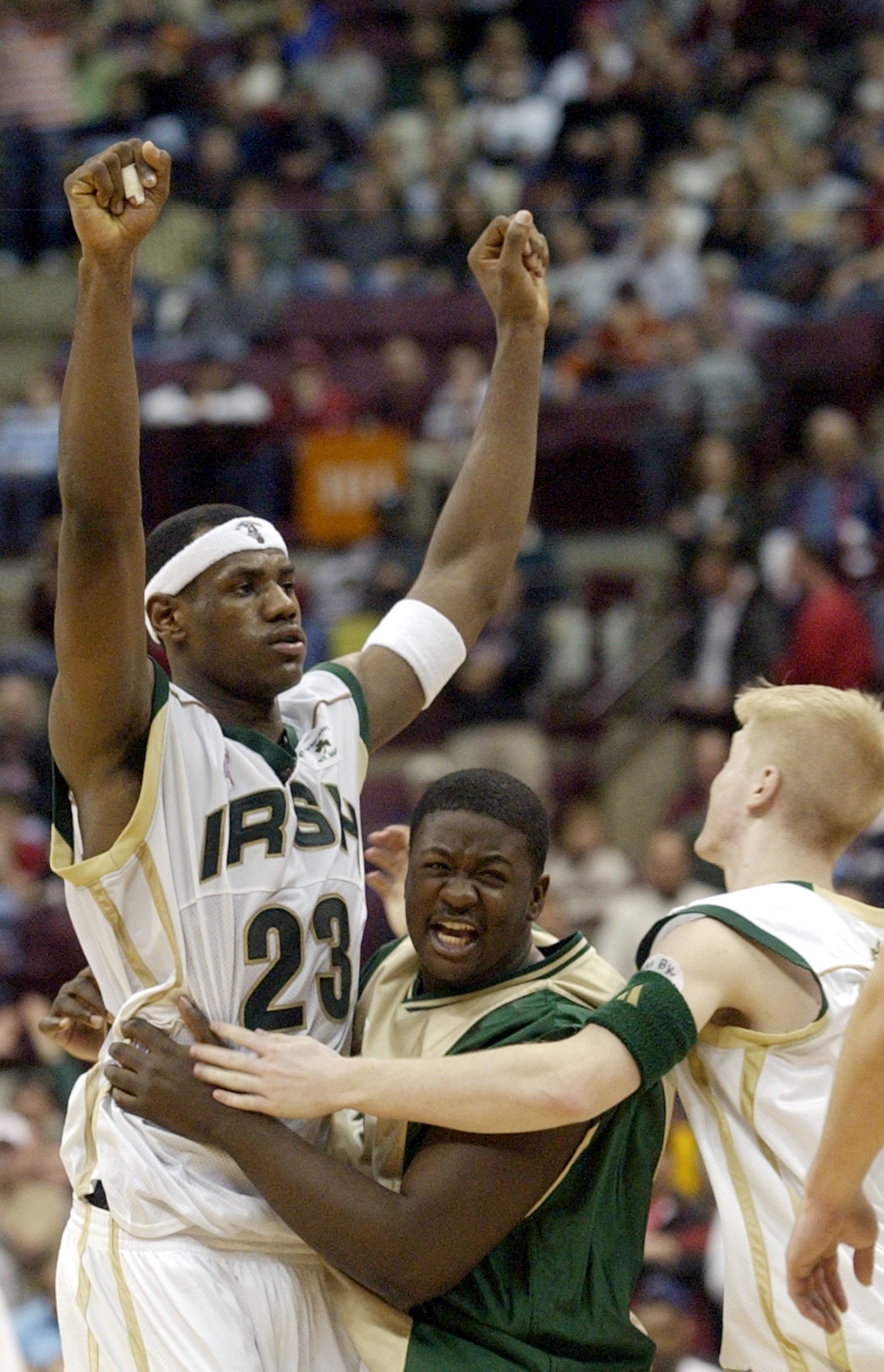 LeBron James returns to St. Vincent-St. Mary to honor his high