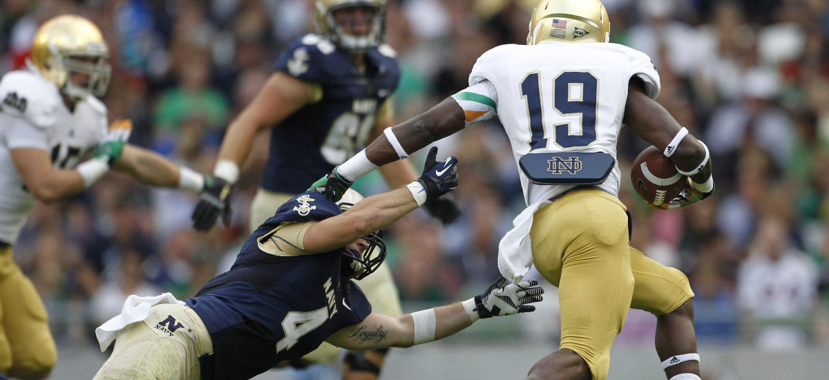 NBC Sports' Navy-Notre Dame Game is Most-Watched of Rivalry