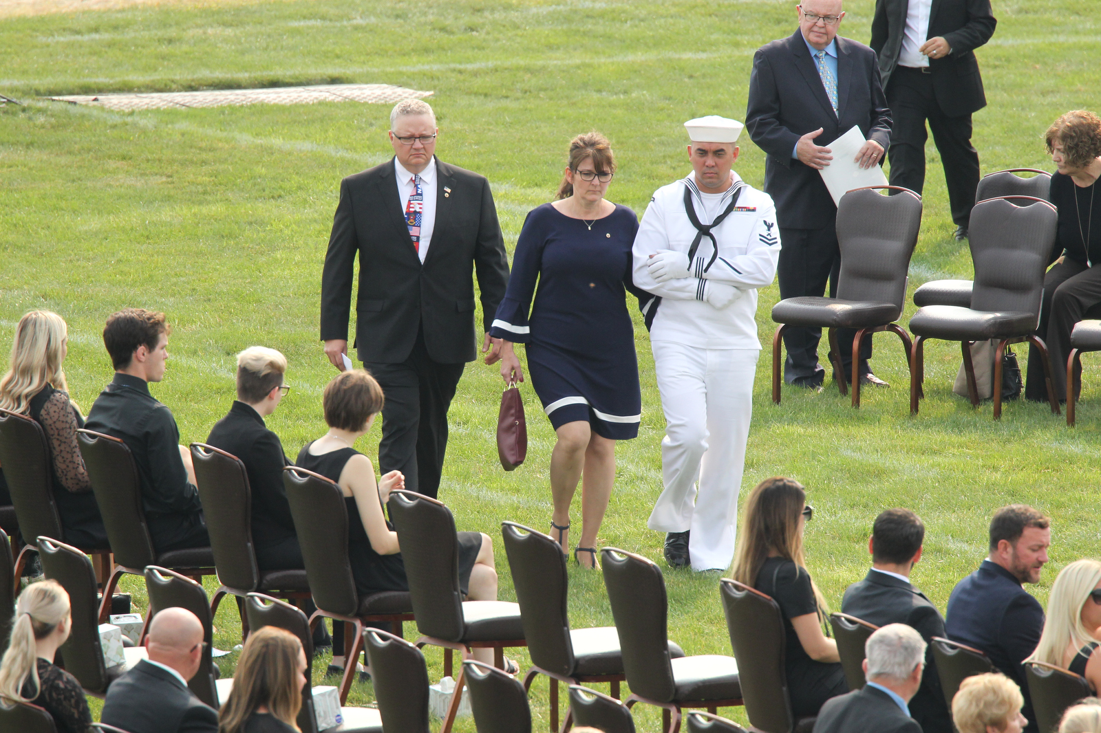 U S Navy Corpsman Maxton Soviak Honored At Funeral At Hometown Football Stadium Cleveland Com