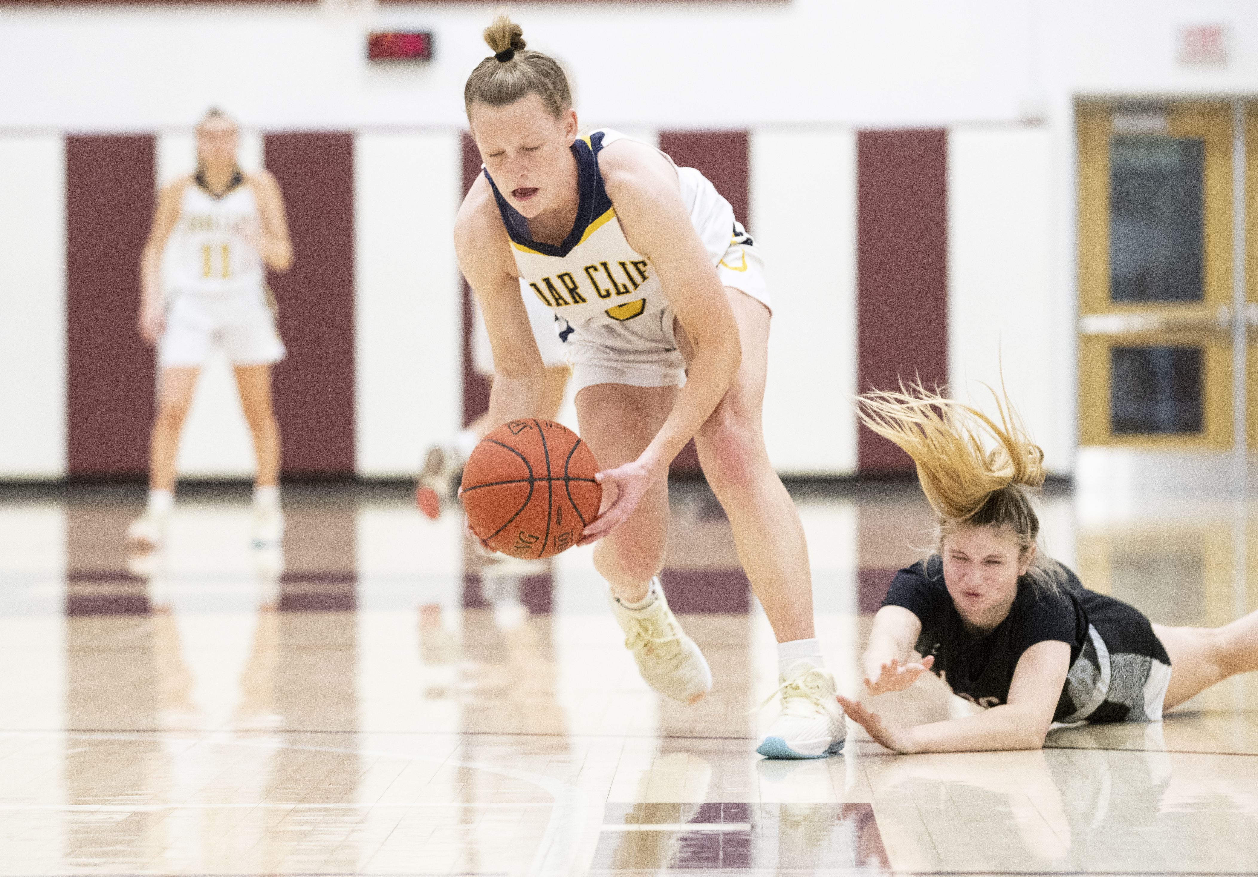 Cedar Cliff vs. Upper St Clair in girls PIAA 6A basketball State ...