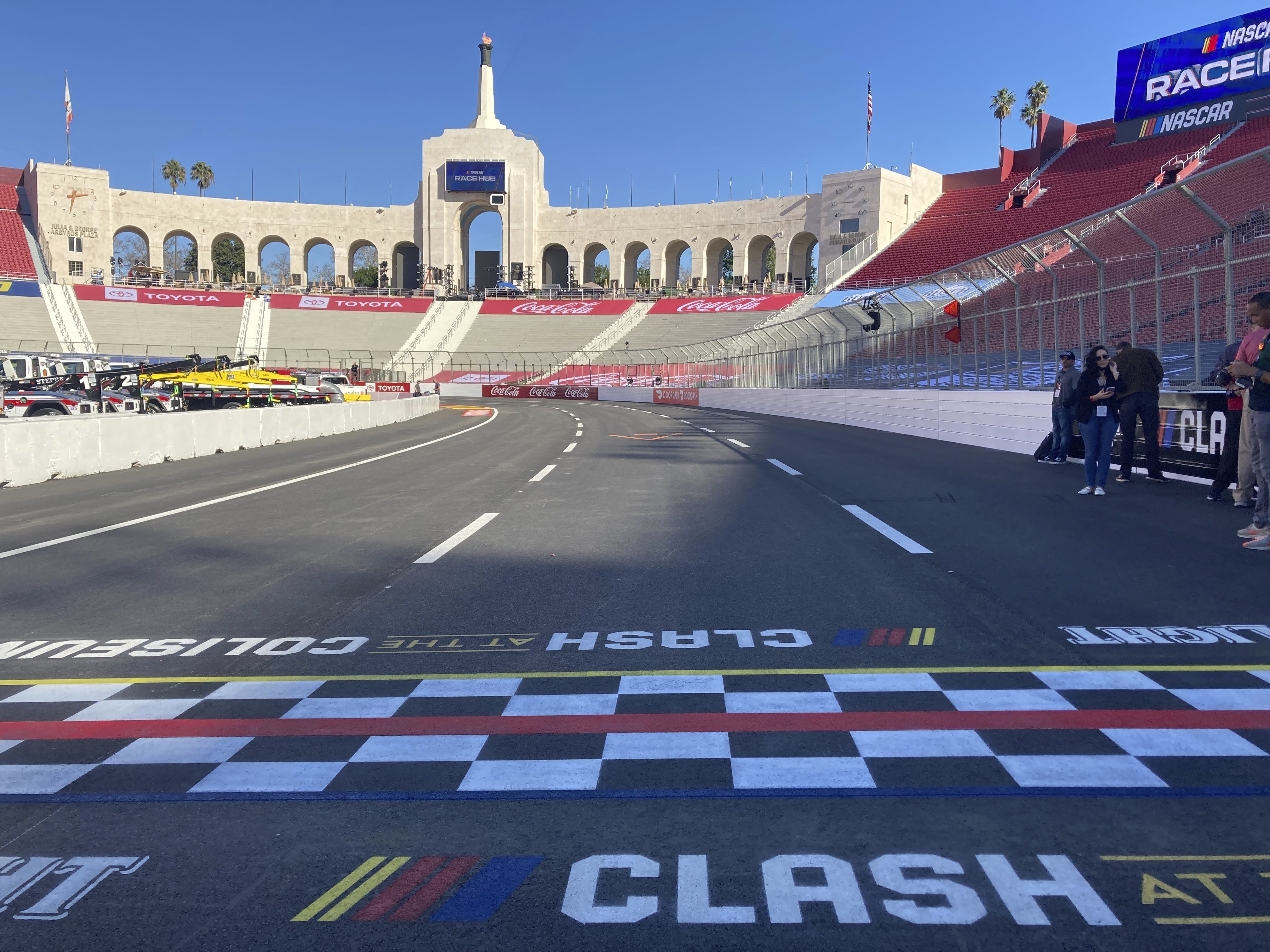 NASCAR bet more than $1 million to bring cars into Los Angeles Coliseum