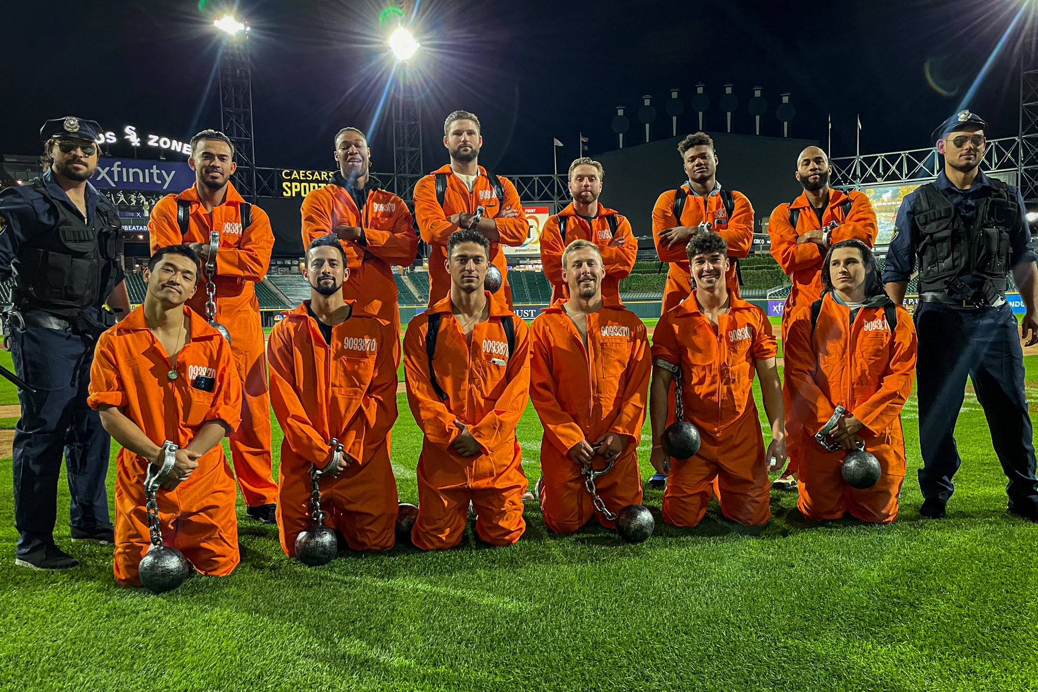 Cleveland Guardians criticized for photo showing players dressed as inmates  