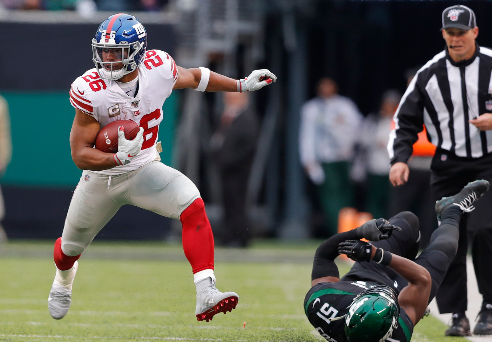 Giants' Saquon Barkley listed at No. 7 in PFF preseason RB rankings