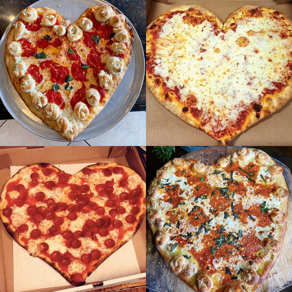 Кривое сердце пицца