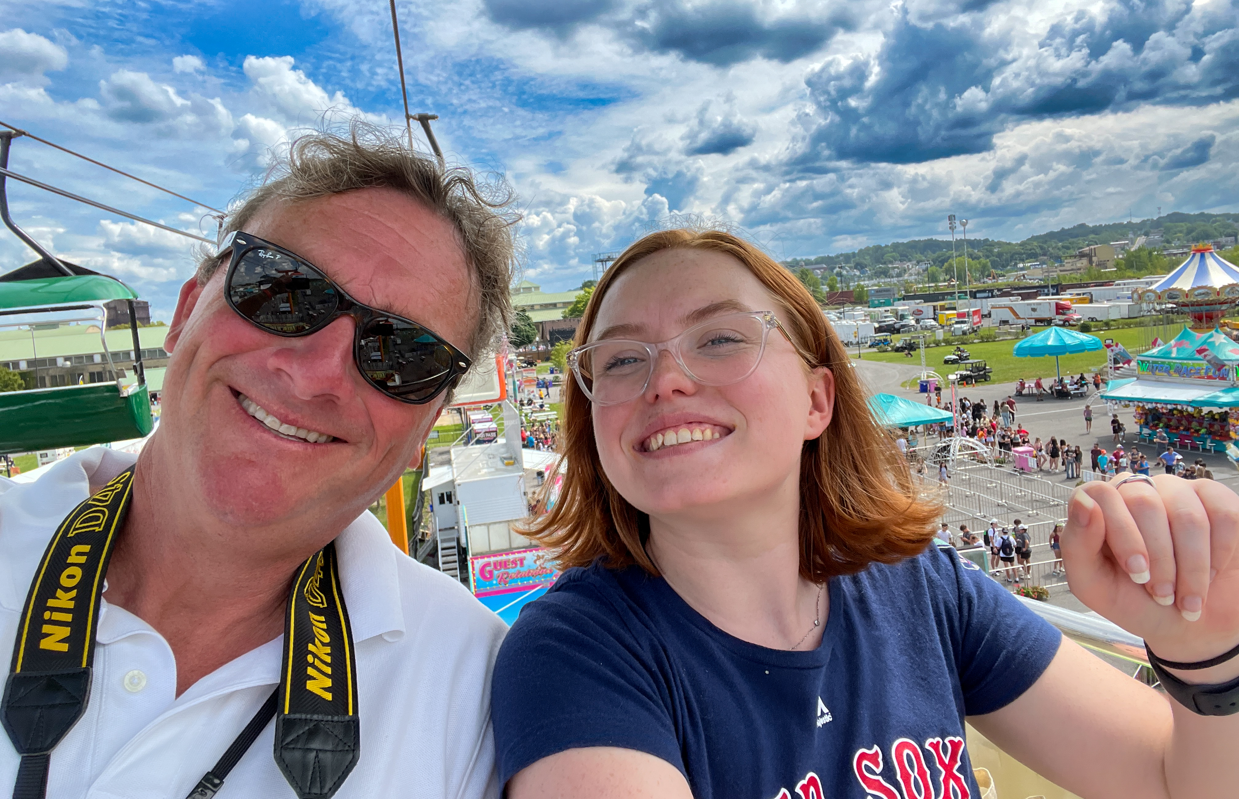 Reporters Annie Hayes and Charlie Miller in search of hidden gems at the New York State Fair. (Charlie Miller | cmiller@syracuse.com)