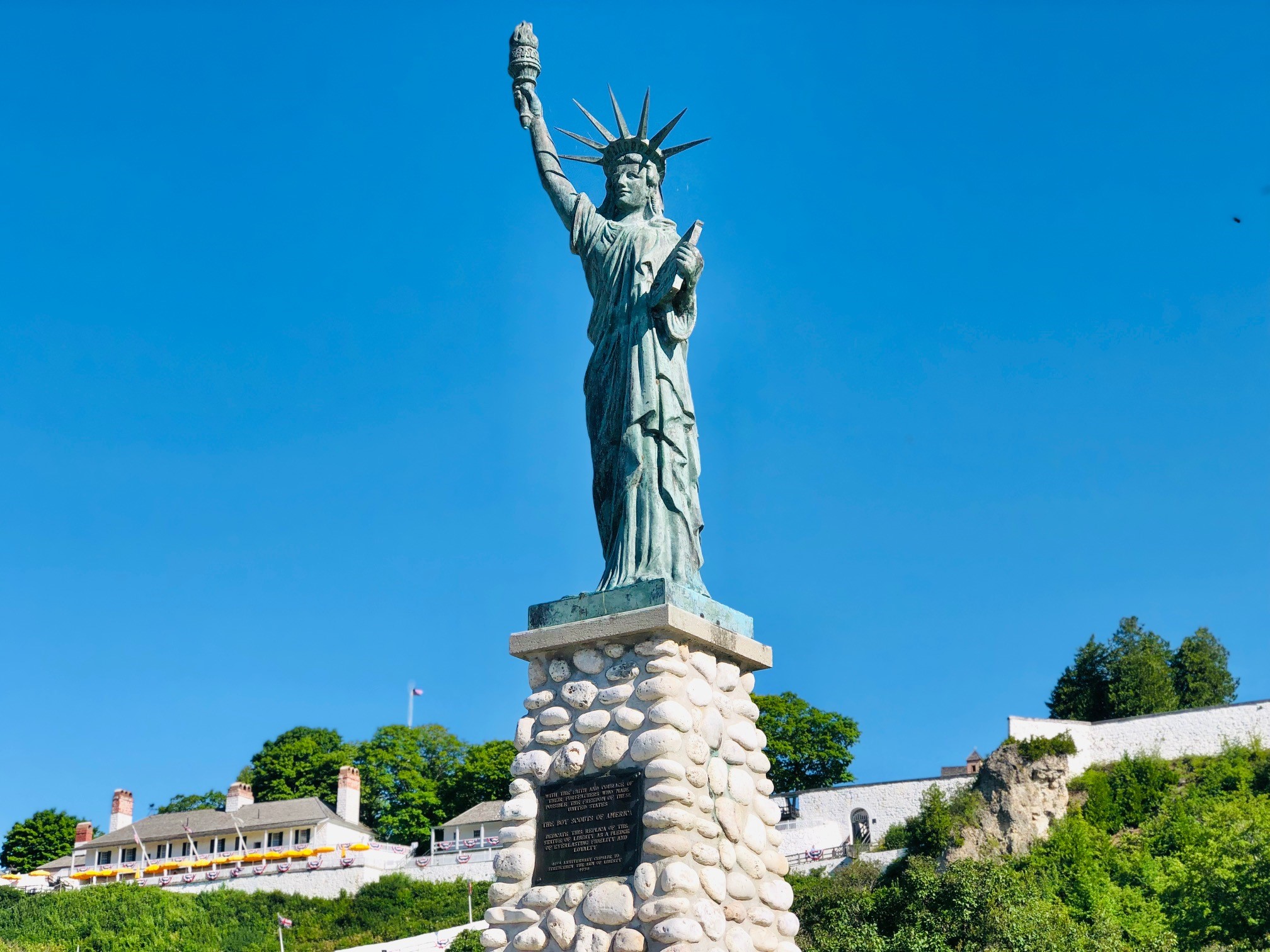 Why there's a Statue of Liberty on Mackinac Island, the only one