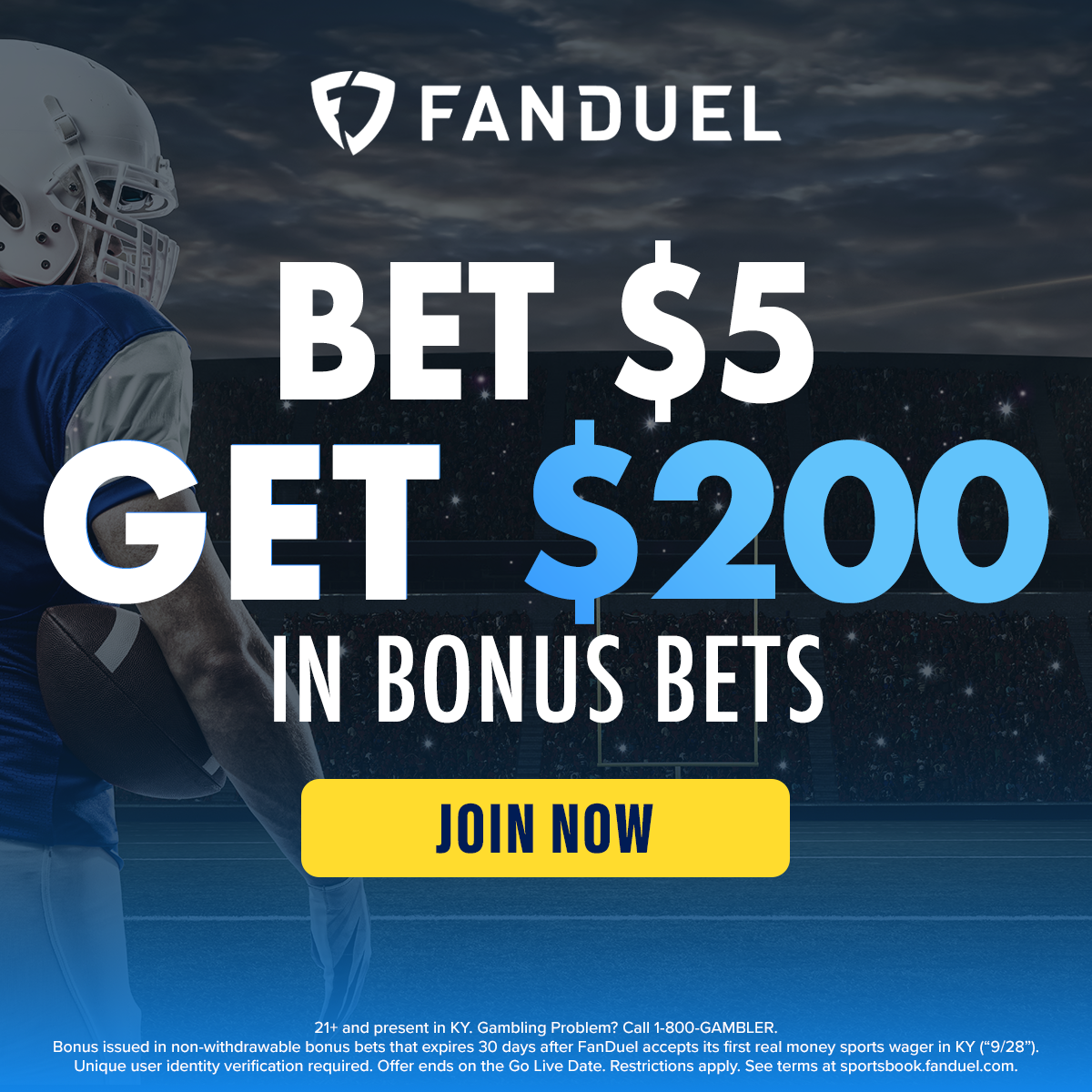 NFL Betting Promos: Bets Sportsbook Signup Offers for Week 1