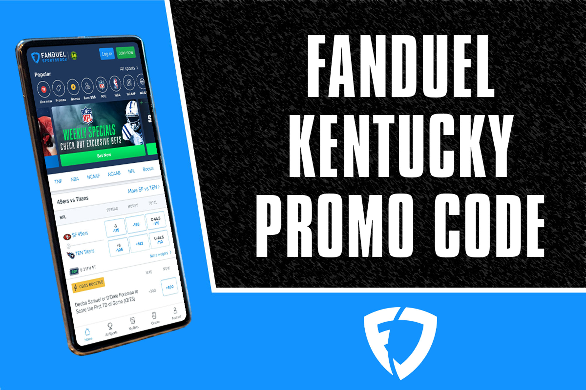 FanDuel Kentucky Promo Code: $100 Bonus Bet, $100 Off Sunday Ticket