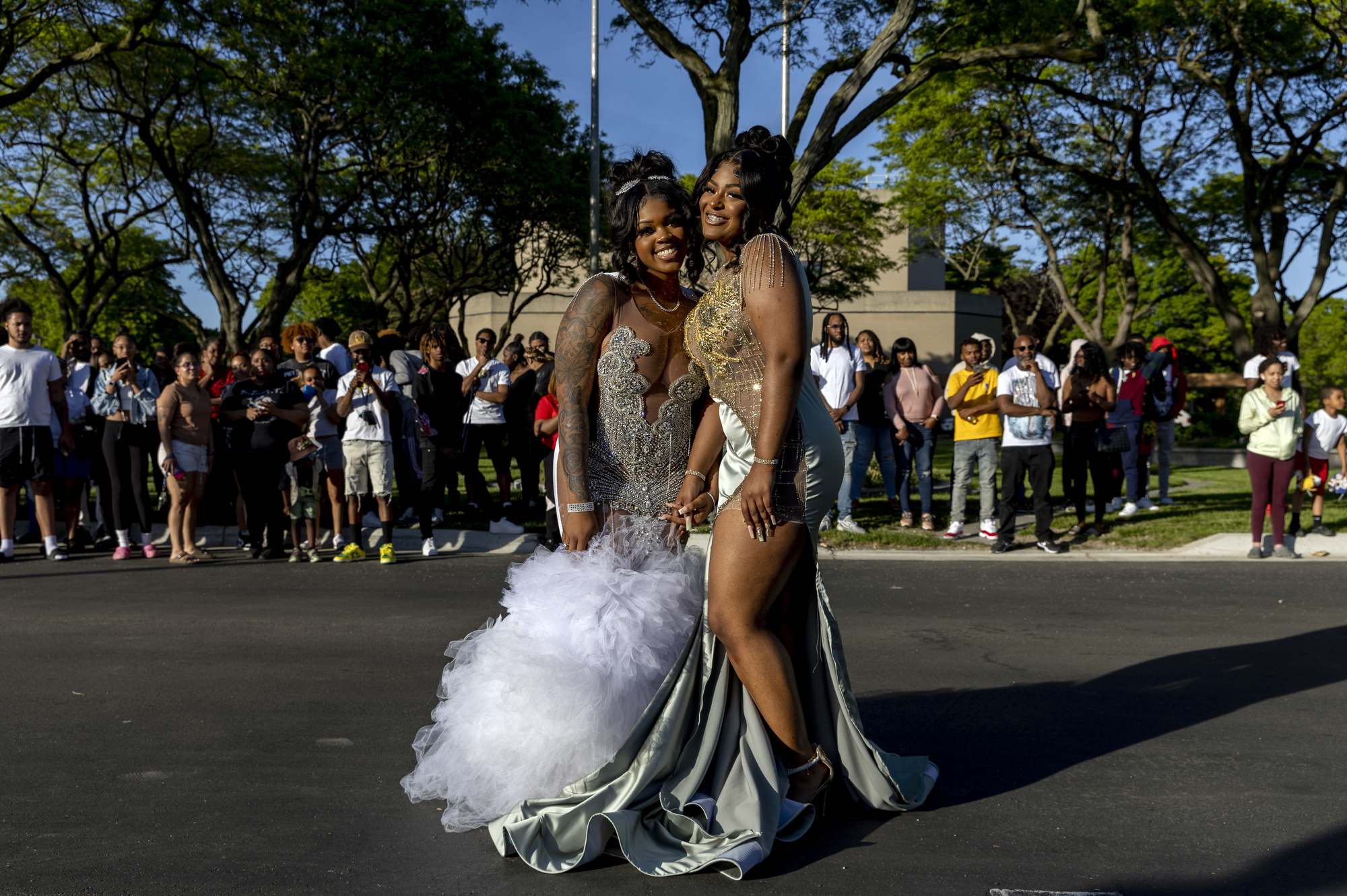 sachin and babi light blue dress Beecher shines bright with 2023 'Masquerade' theme prom