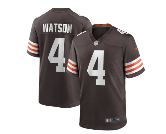 Deshaun Watson #4 Cleveland Browns jersey, more gear now for sale