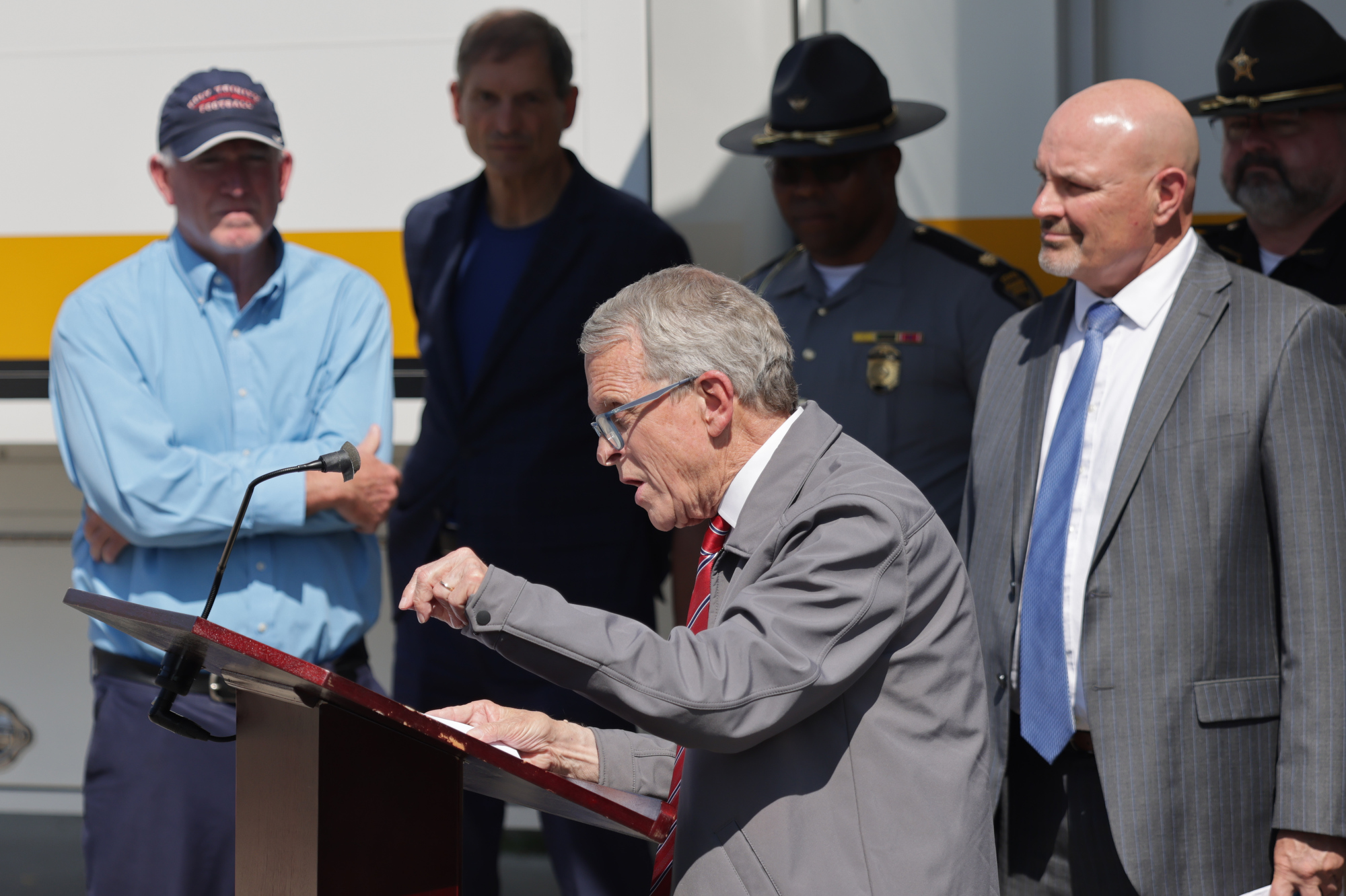 Gov Mike DeWine announces help by Ohio State Highway Patrol to battle ...