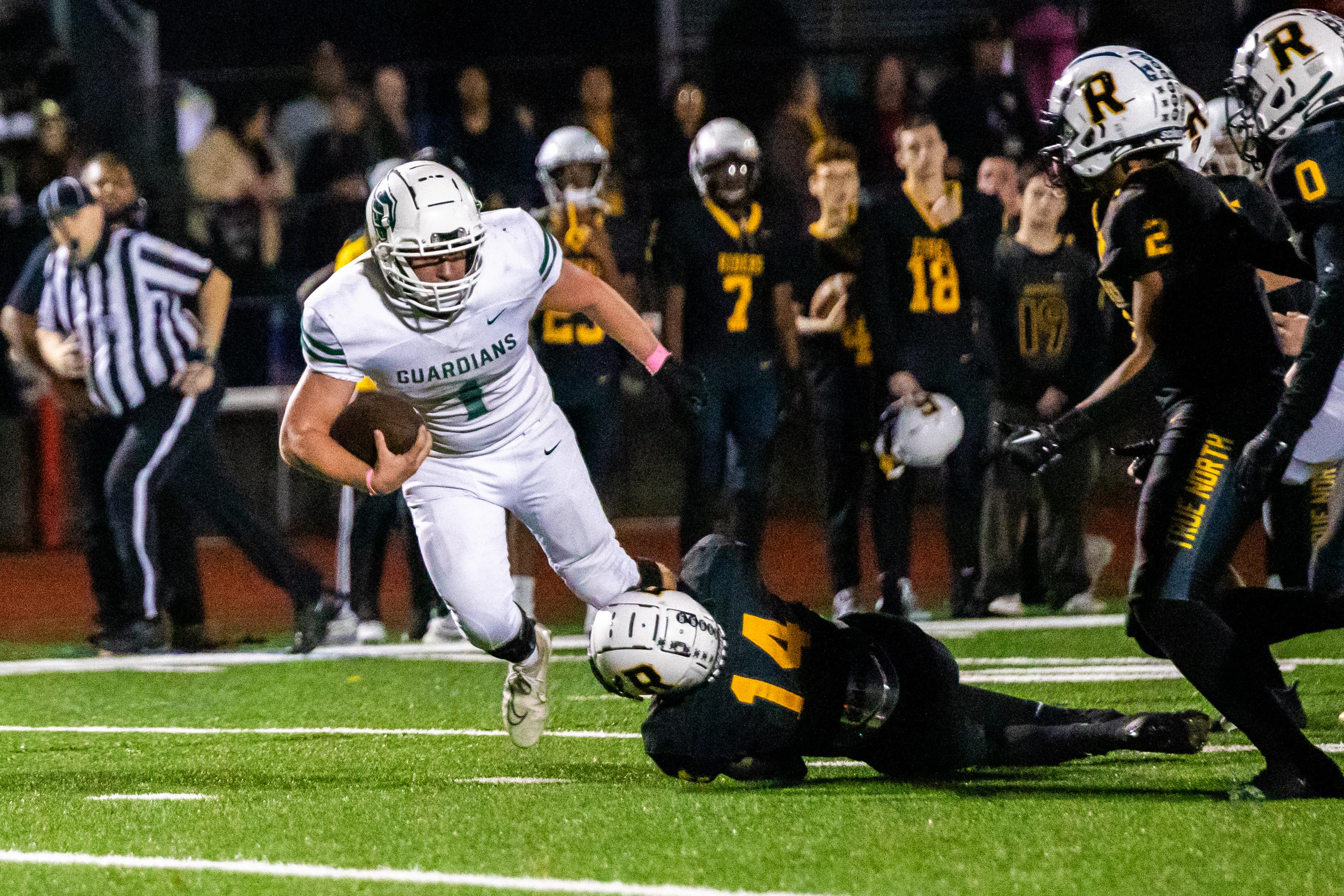 Oregon high school football: Wells Guardians vs Roosevelt Roughriders ...