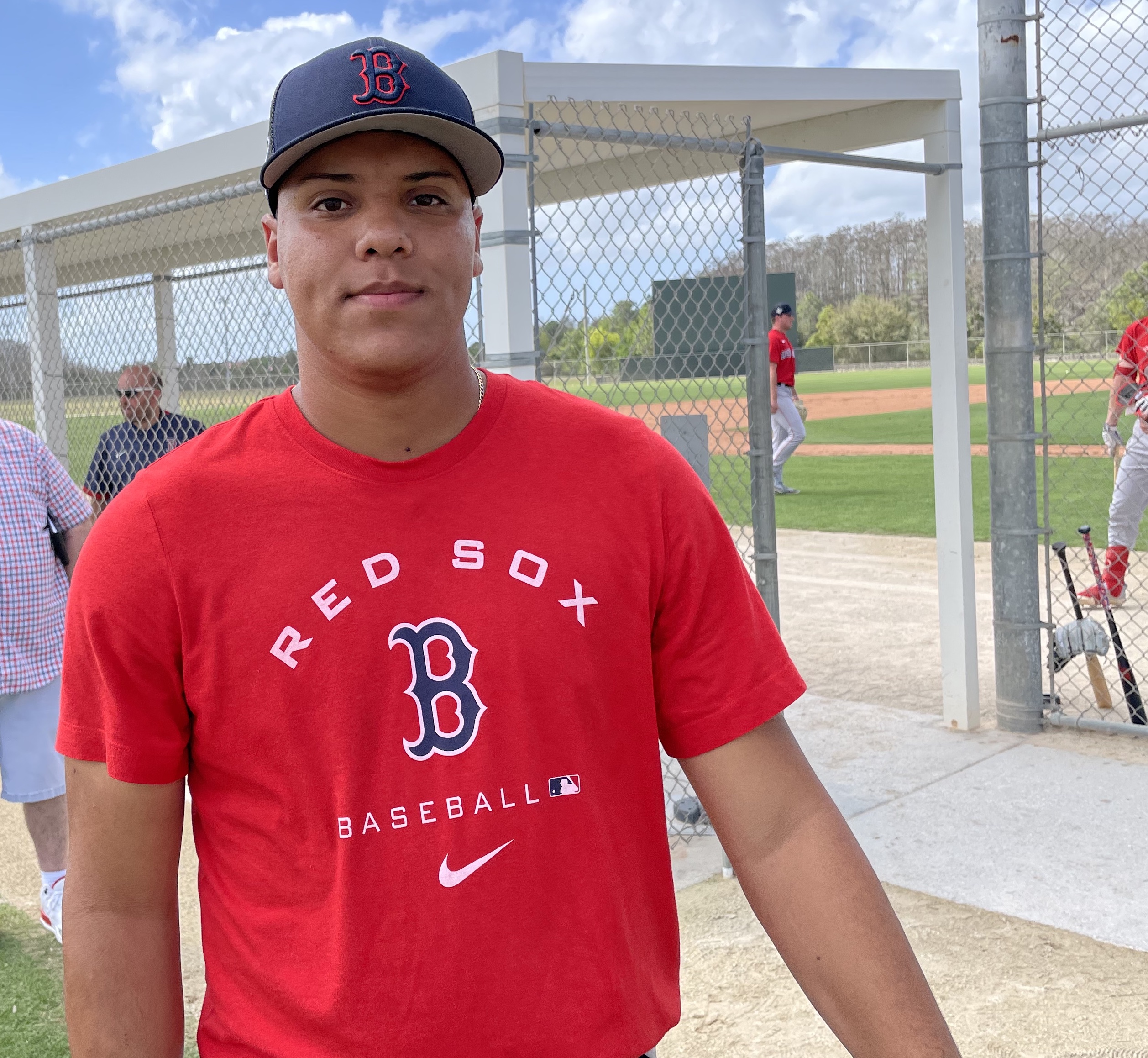 Promoted Red Sox prospect up to 99 mph, 'throws a little bit of