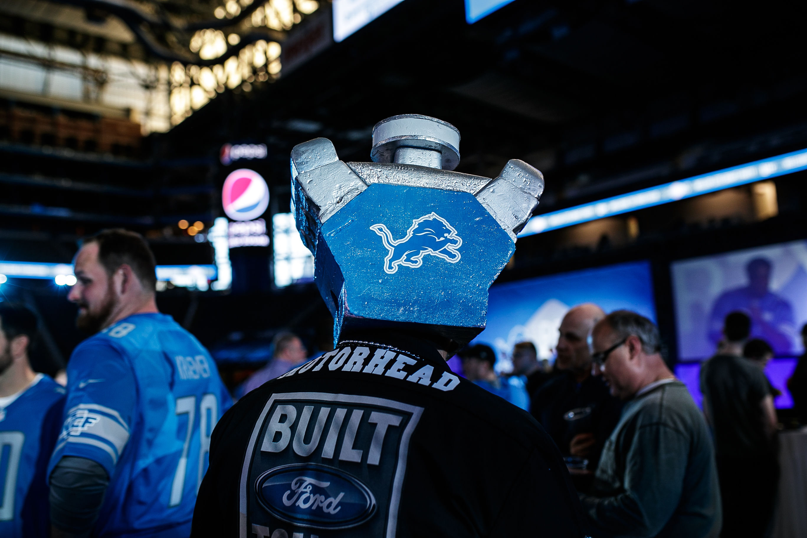 The 2022 NFL Draft Party filled Ford Field with hopeful fans 